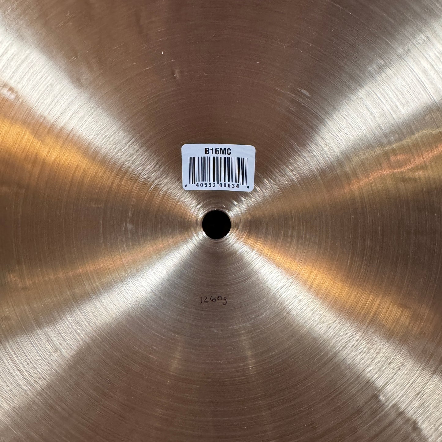 16" Meinl Byzance Traditional Medium Crash Cymbal 1260g *Video Demo*