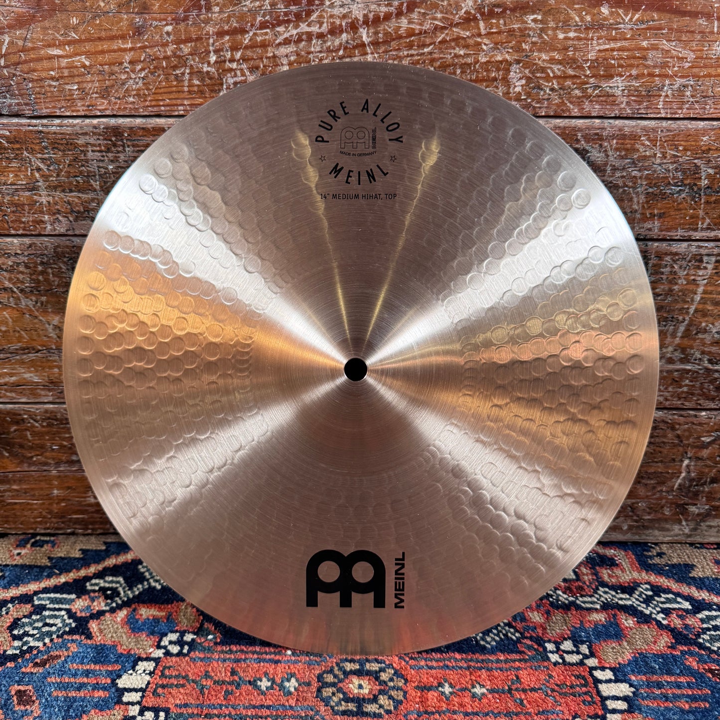 14" Meinl Pure Alloy Medium Hi-Hat Cymbal Pair 1008g/1140g *Video Demo*