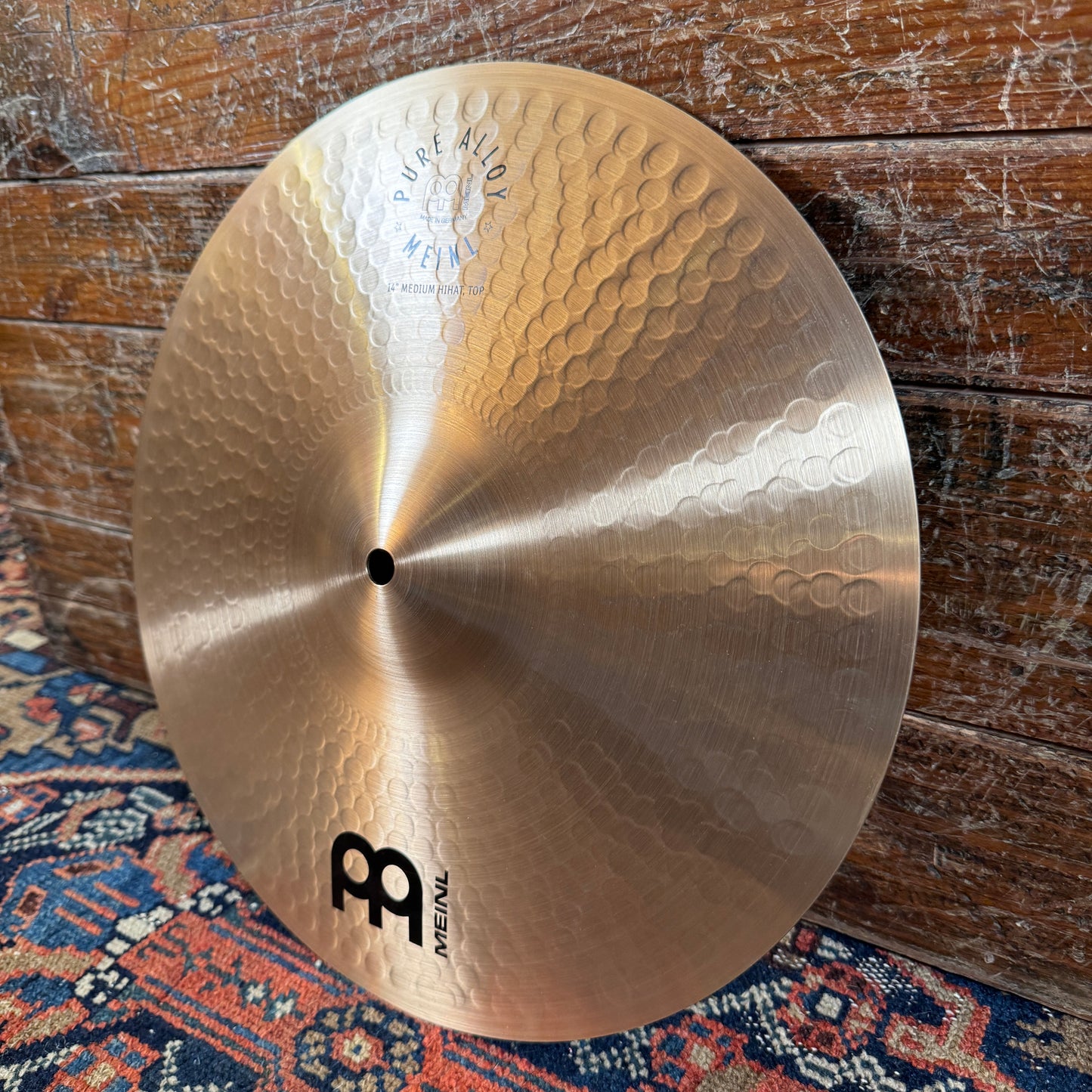 14" Meinl Pure Alloy Medium Hi-Hat Cymbal Pair 1008g/1140g *Video Demo*