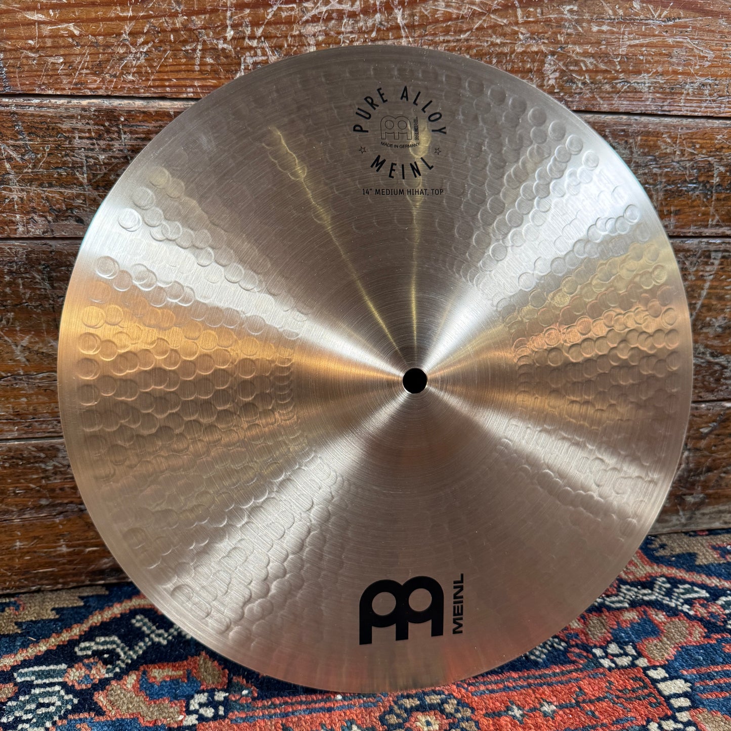 14" Meinl Pure Alloy Medium Hi-Hat Cymbal Pair 1008g/1140g *Video Demo*