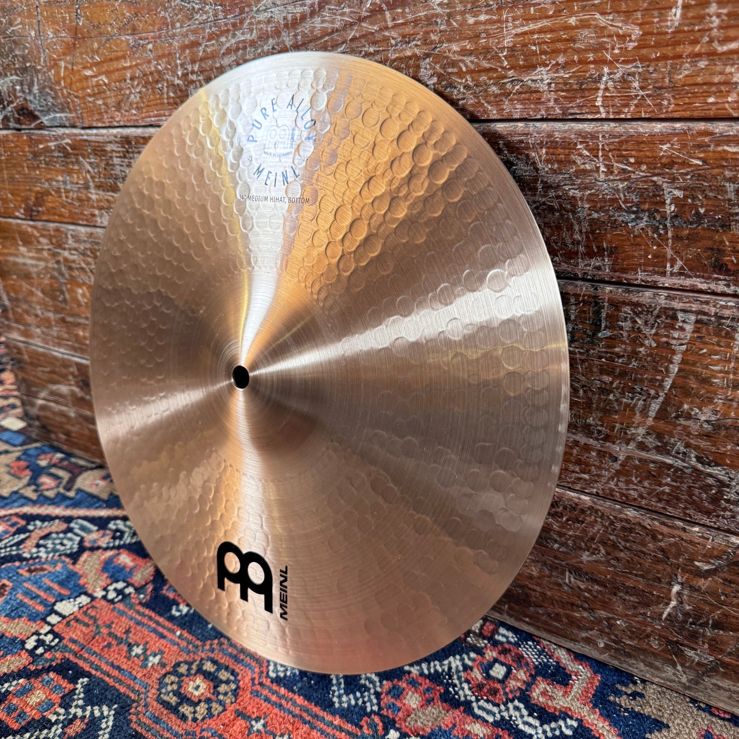 14" Meinl Pure Alloy Medium Hi-Hat Cymbal Pair 1008g/1140g *Video Demo*