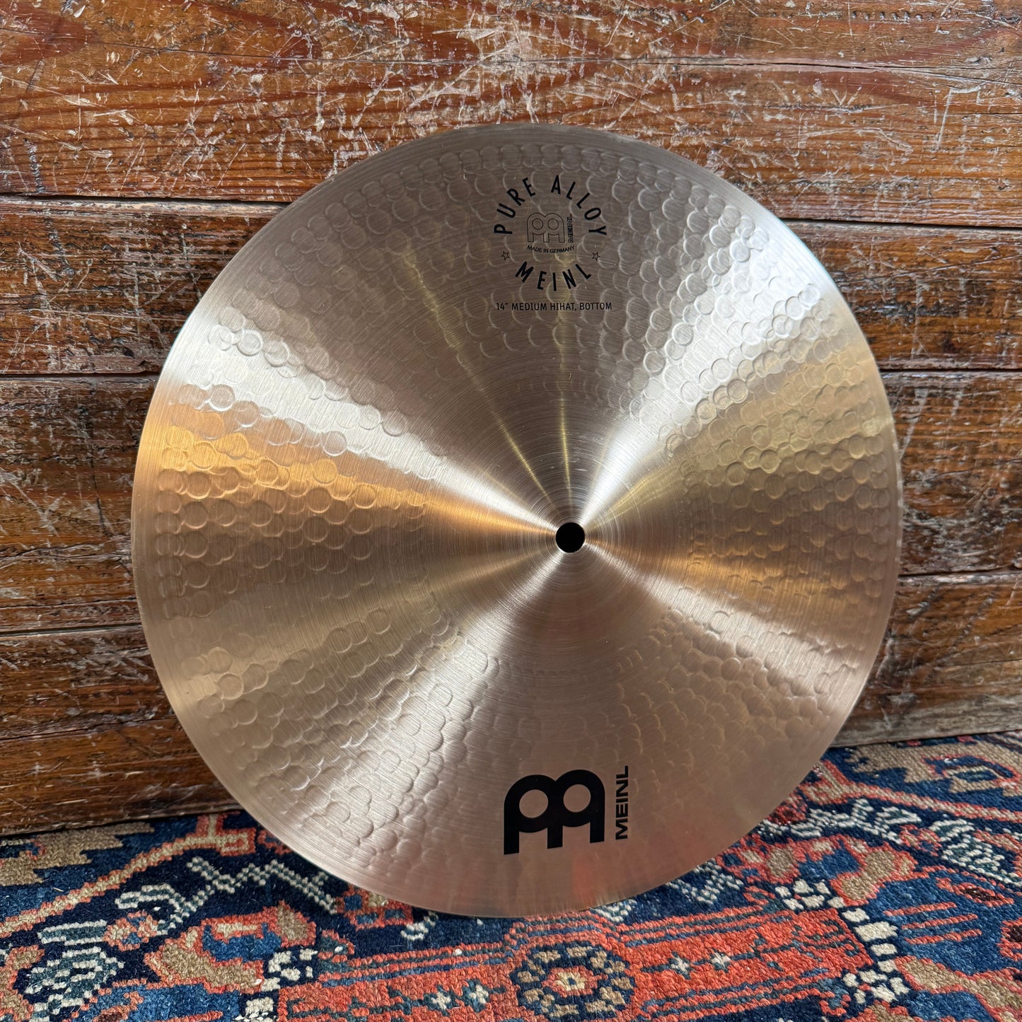 14" Meinl Pure Alloy Medium Hi-Hat Cymbal Pair 1008g/1140g *Video Demo*