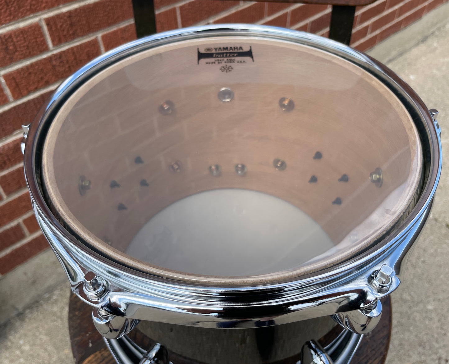 2010 Yamaha Oak Custom 8x10 Tom Drum Single Musashi Black NTT810UA