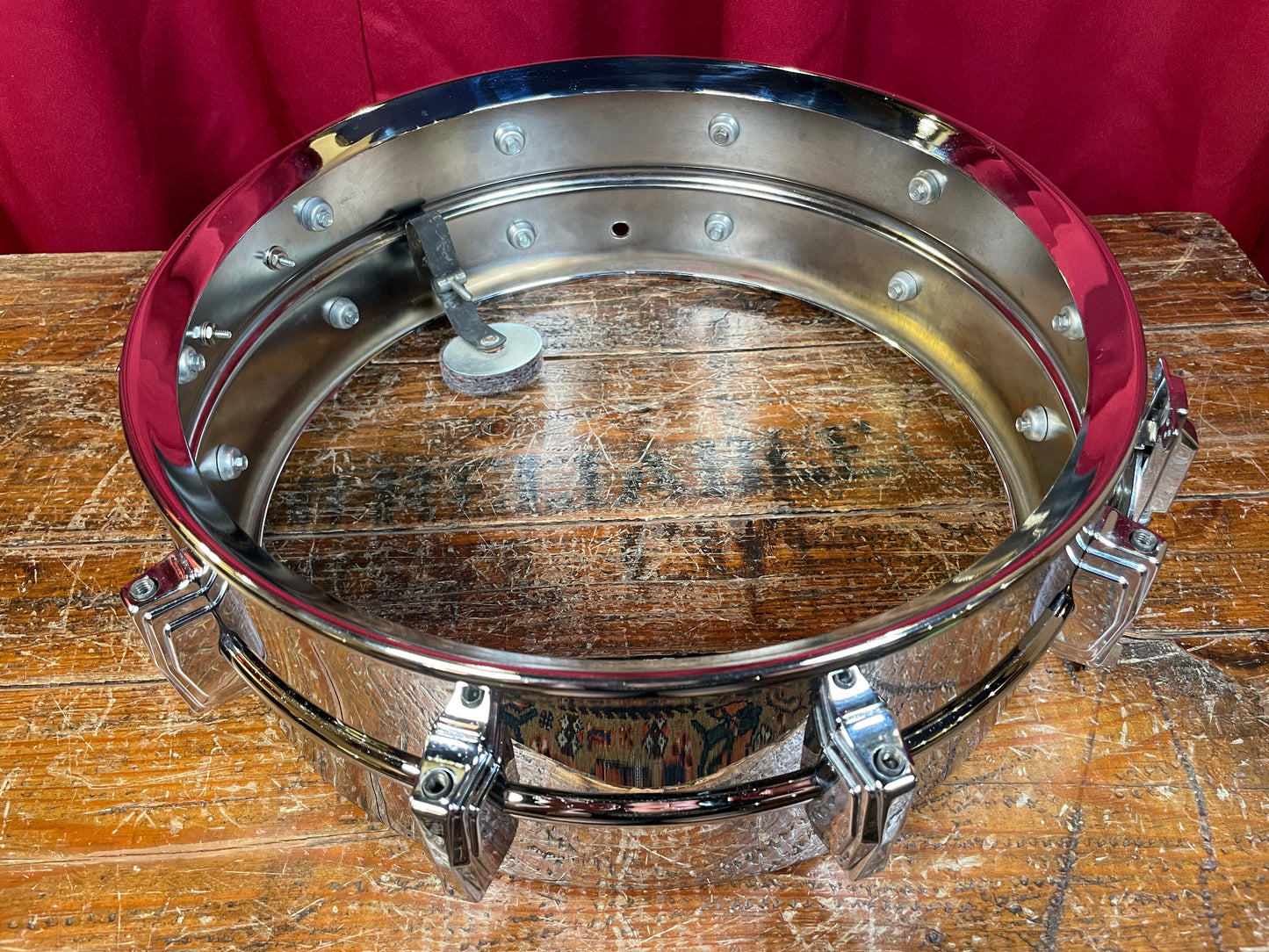 1970s Ludwig 5x14 Supraphonic LM400 Snare Drum