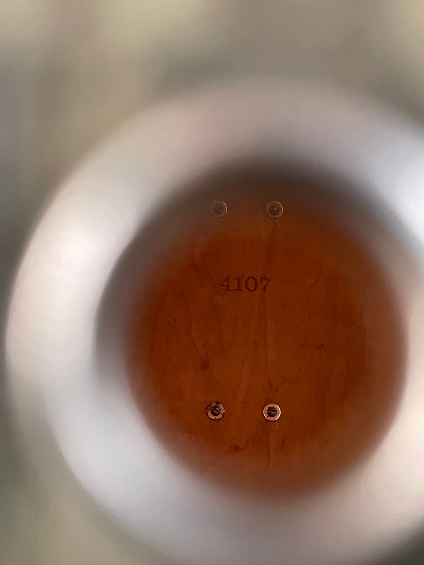 1940s Ludwig Drum Set Black / Gold Duco w/ White & Silver Enamel Badge 28/13/14