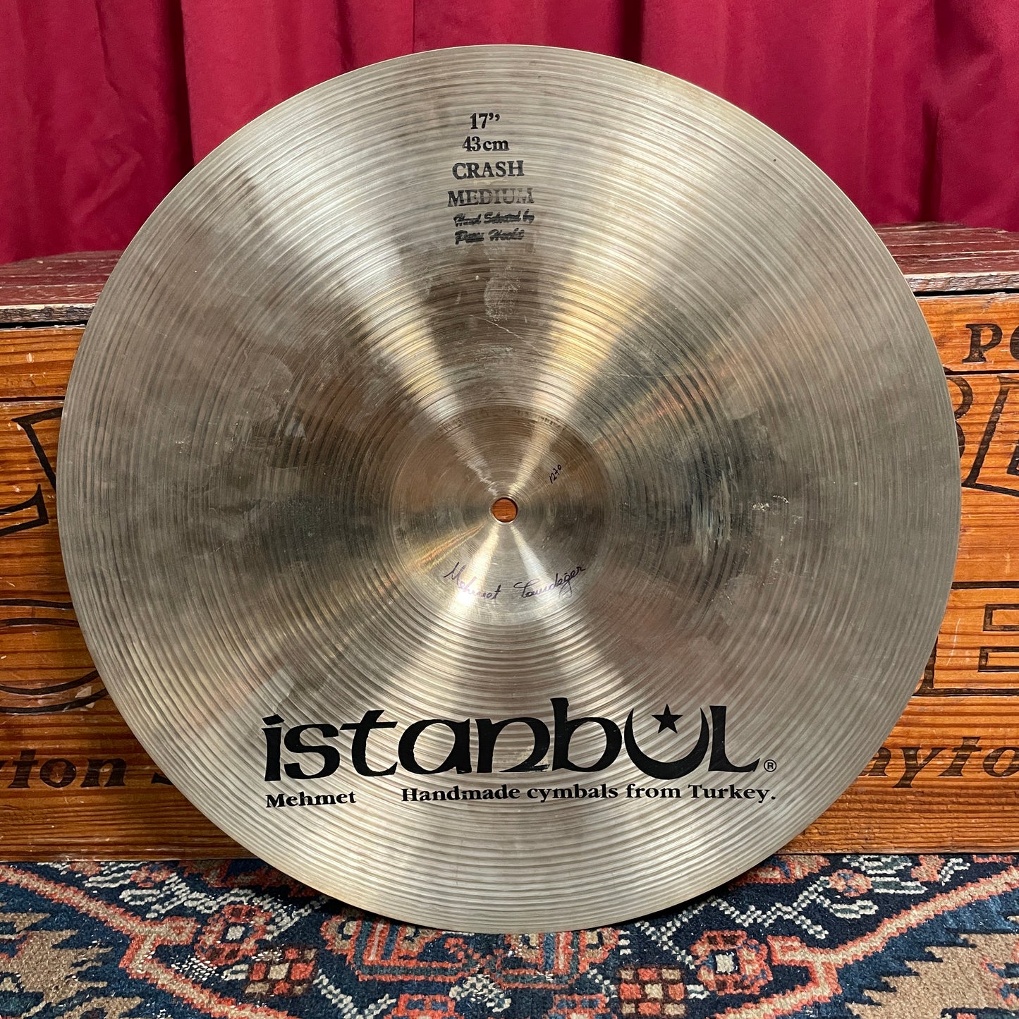 17" Istanbul Mehmet Medium Crash Cymbal 1270g *Video Demo*