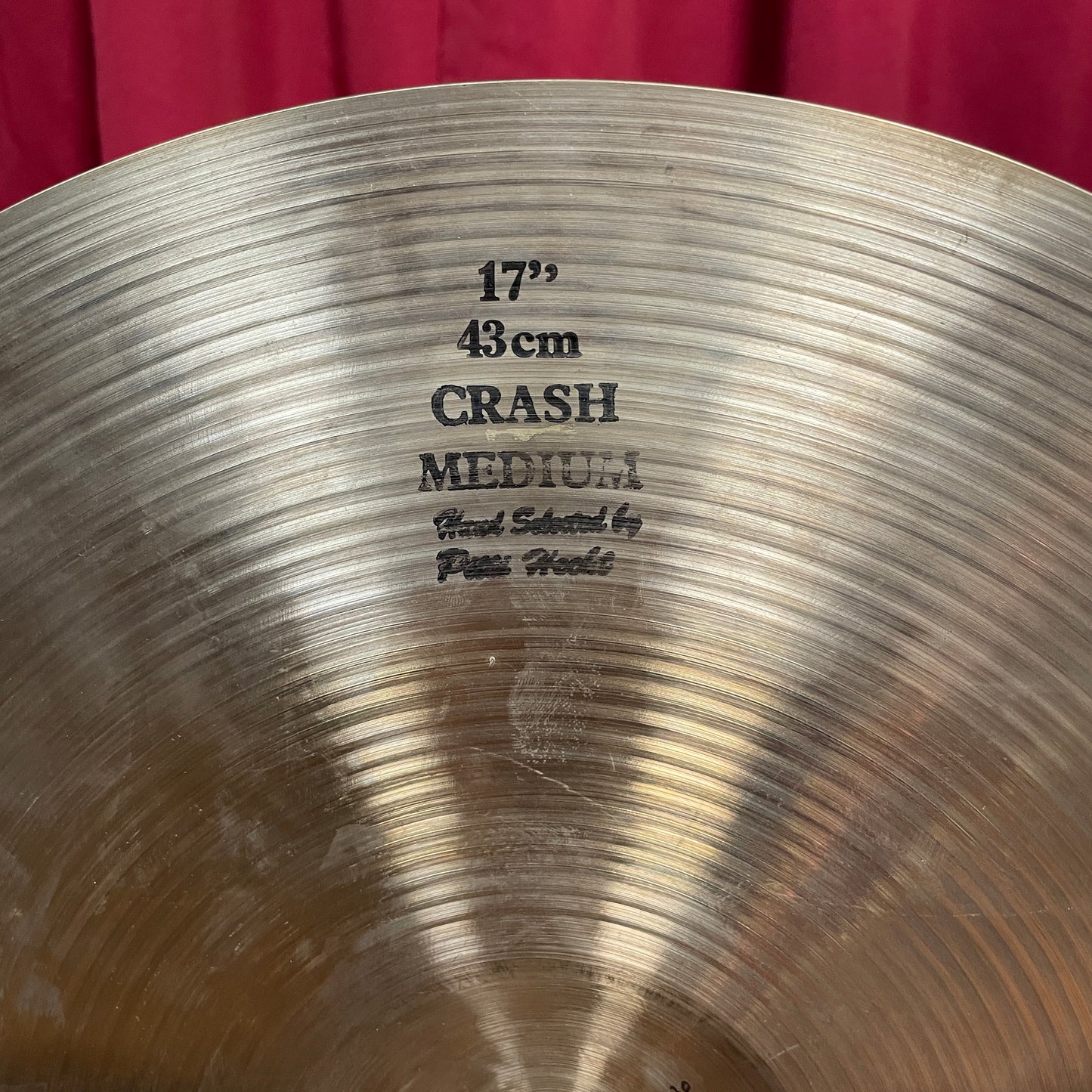 17" Istanbul Mehmet Medium Crash Cymbal 1270g *Video Demo*