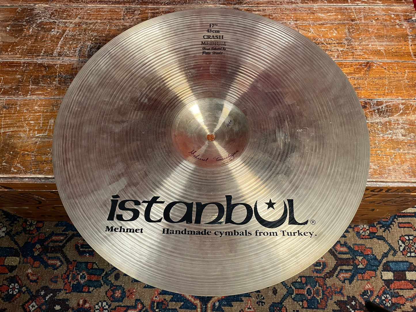 17" Istanbul Mehmet Medium Crash Cymbal 1270g *Video Demo*