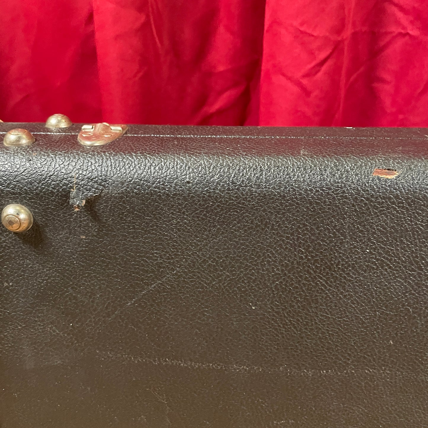 Vintage 1960s Rickenbacker 330/360 Guitar Case Black Tolex w/ Red Interior