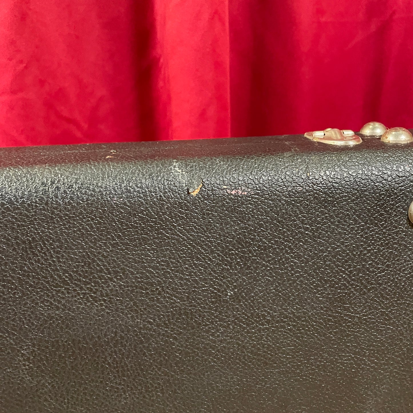 Vintage 1960s Rickenbacker 330/360 Guitar Case Black Tolex w/ Red Interior