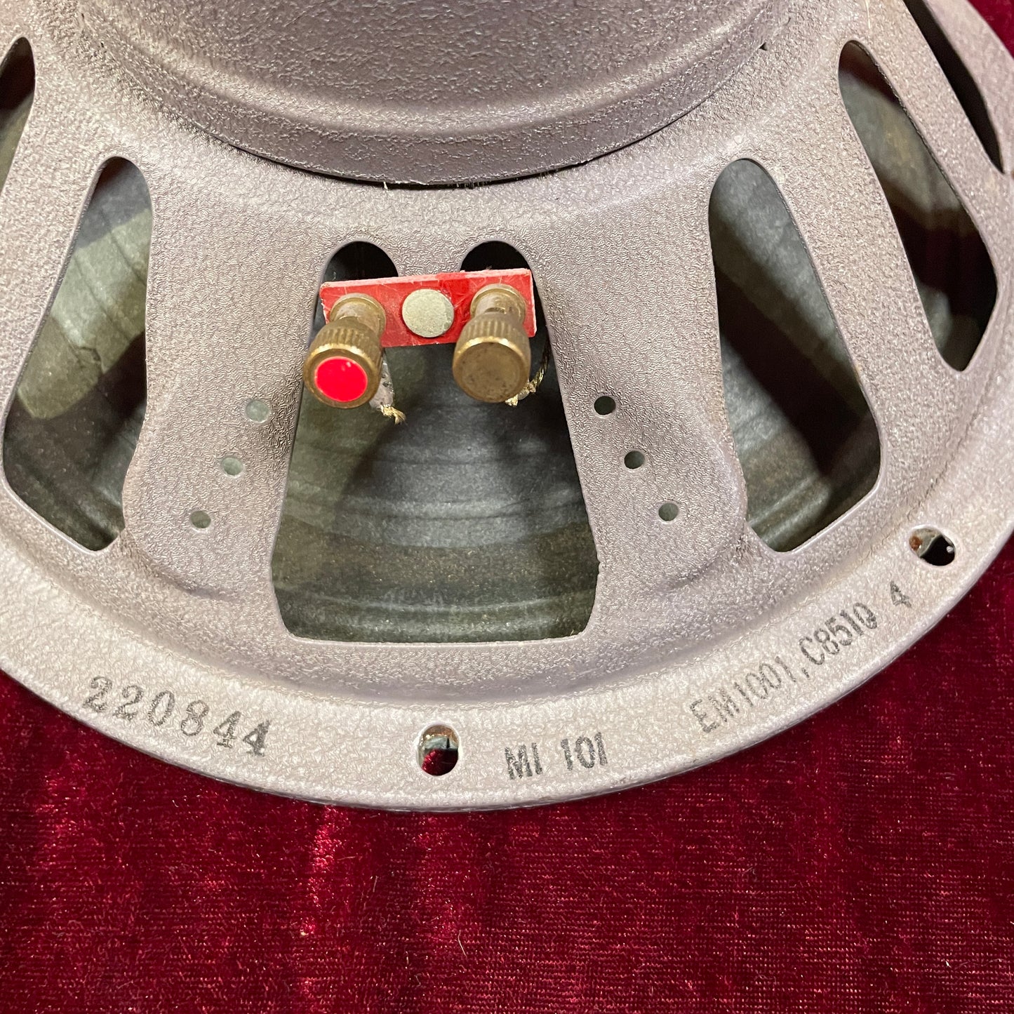 1968 Jensen 10" 40W Vibranto MI-101 EM-1001 Guitar Speaker Pair 8 Ohm (Stock #23 & 24)