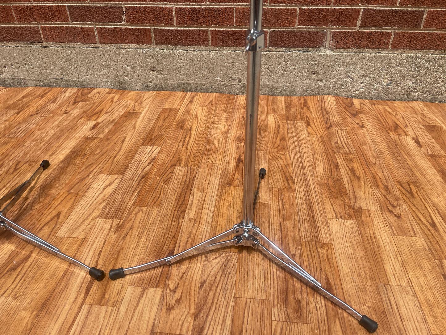 1960s Ludwig Round Tilter 1400 Straight Flat Base Cymbal Stand Pair (2pcs) #1