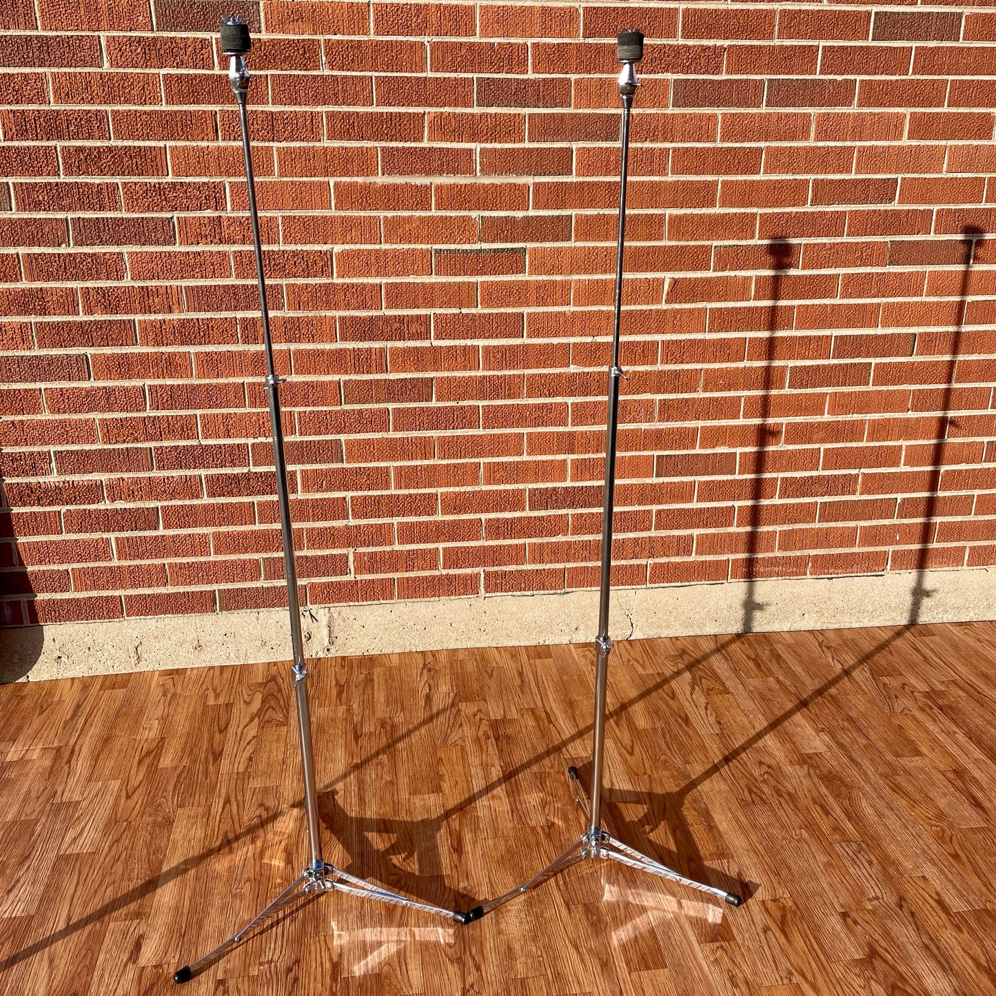 1960s Ludwig 1400 Flat Base Straight Cymbal Stand Pair (2 pcs.)