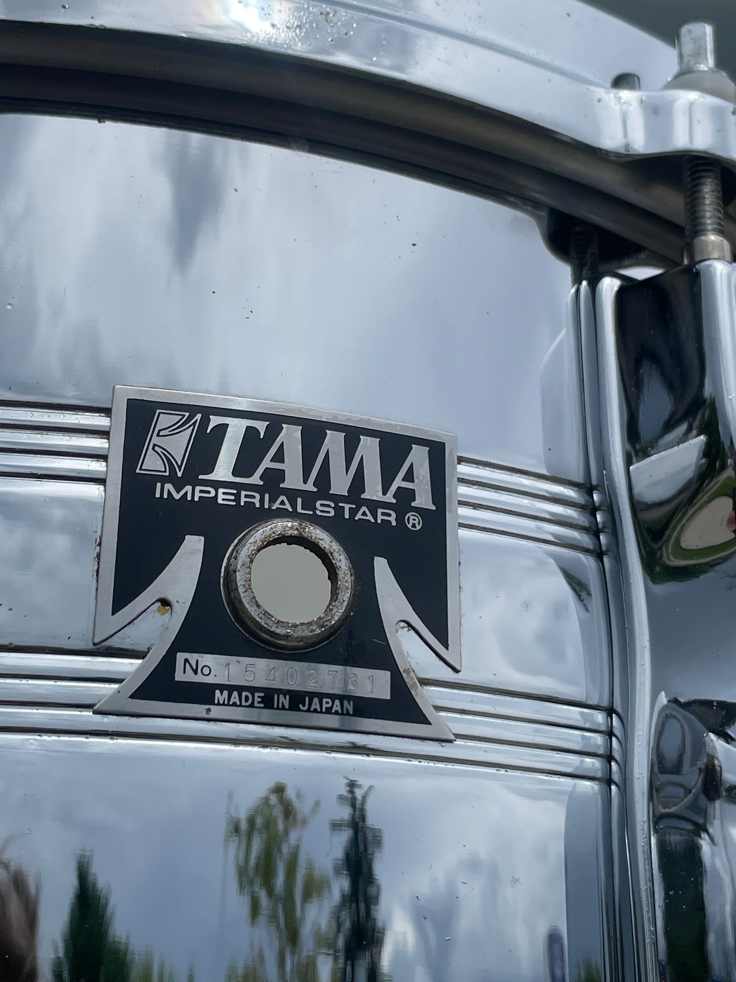 1980s Tama 6.5x14 Imperialstar King-Beat No. 8006 Seamless Steel Snare Drum