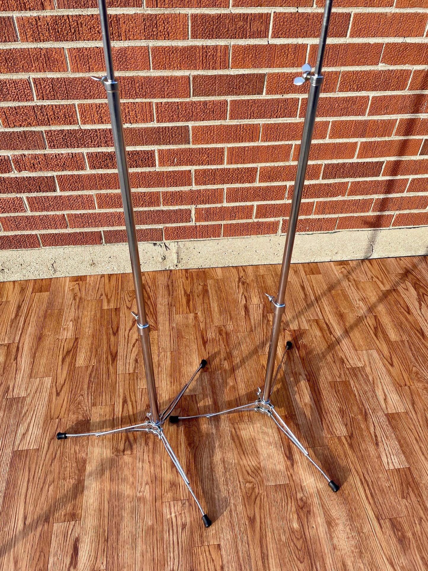 1960s Ludwig 1400 Flat Base Straight Cymbal Stand Pair (2 pcs.)