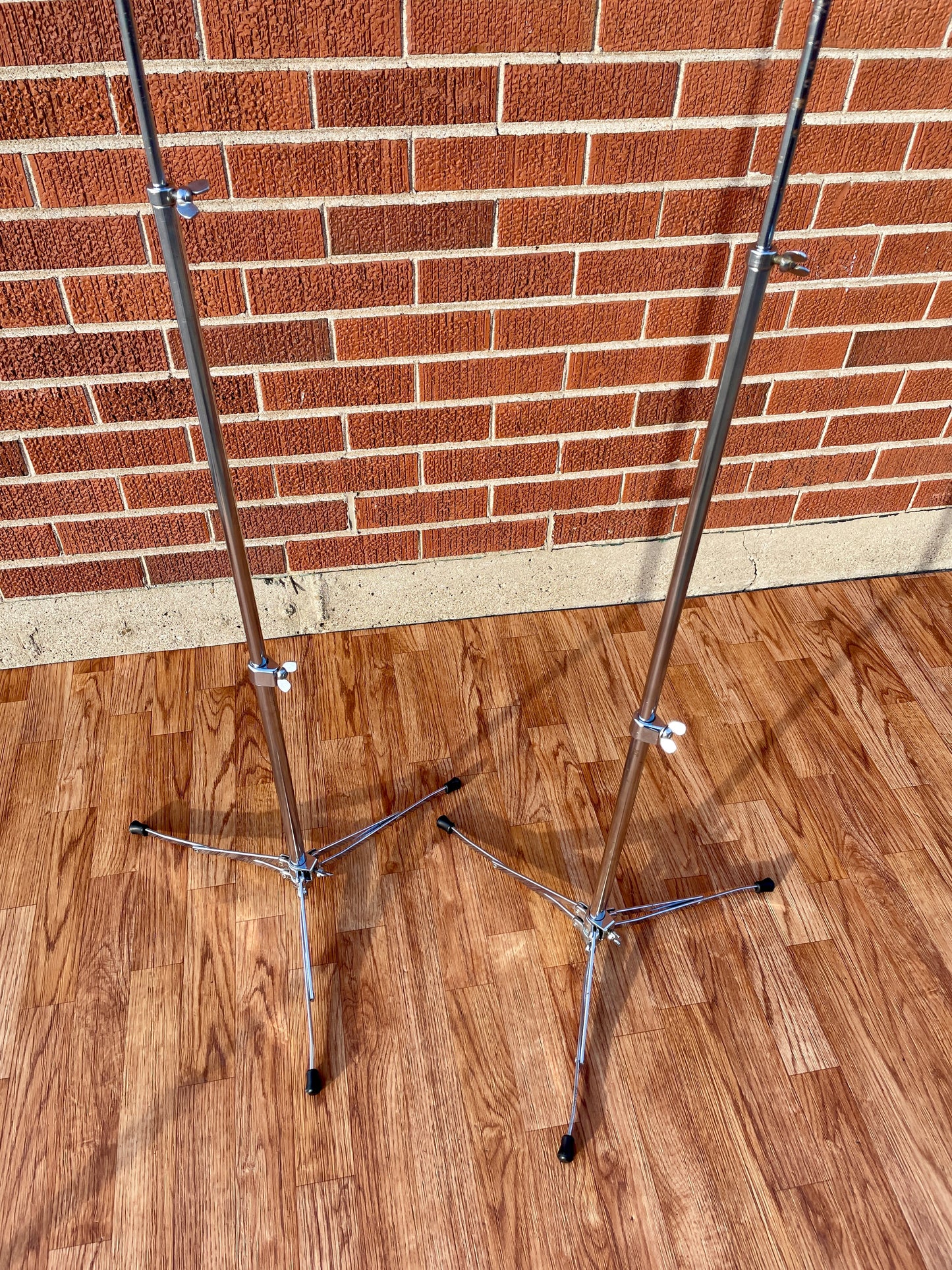 1960s Ludwig 1400 Flat Base Straight Cymbal Stand Pair (2 pcs.)