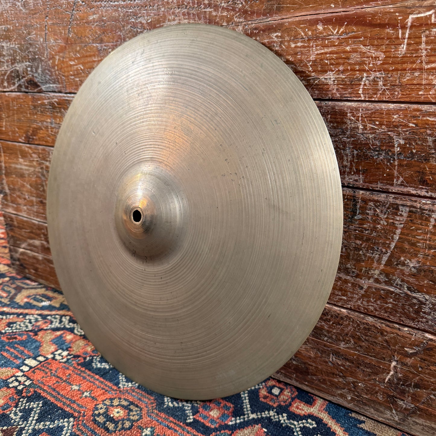 15" Zildjian A 1950s Small Stamp Hi-Hat Single / Crash Cymbal 1008g *Video Demo*