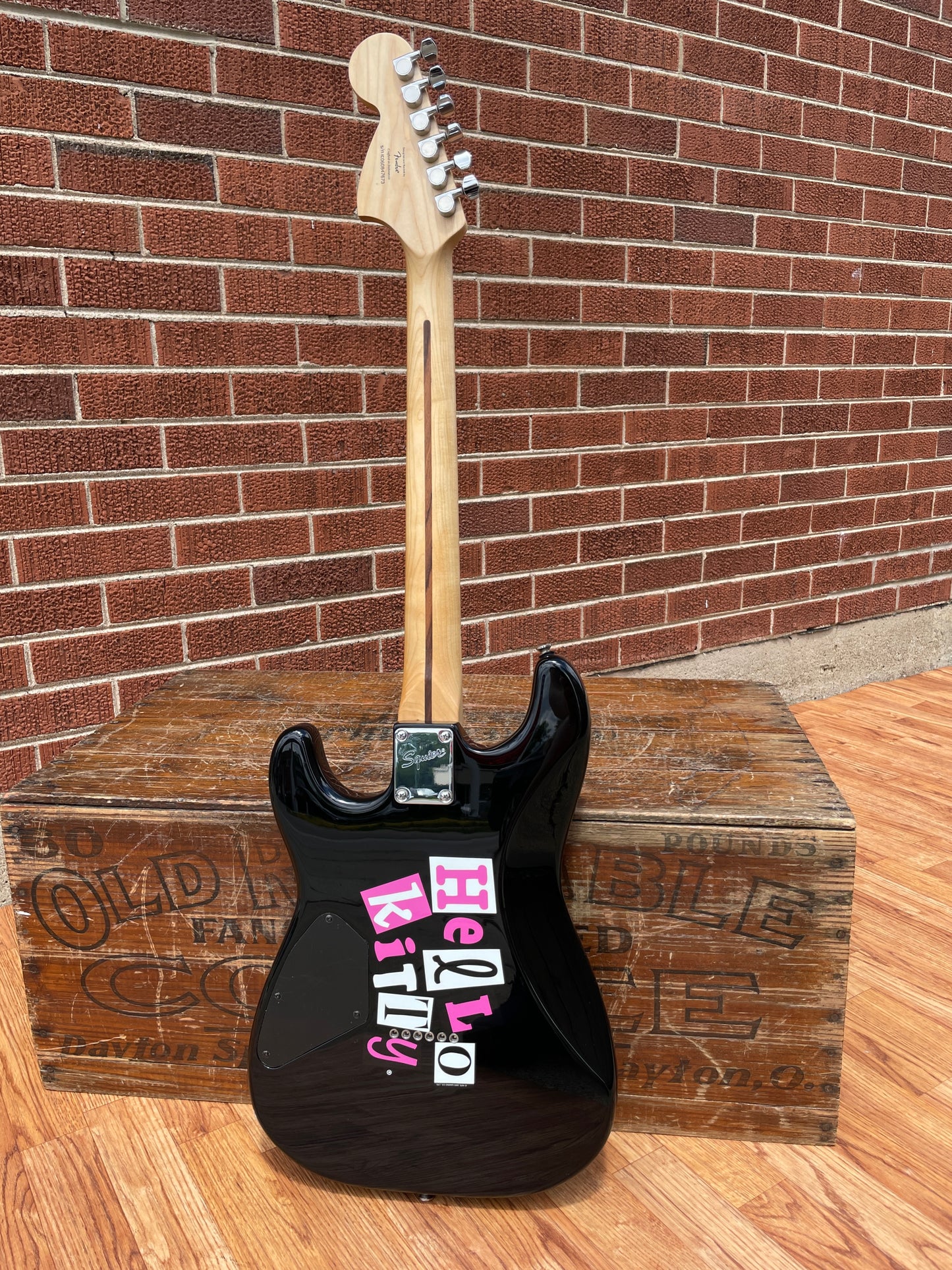 2006 Fender Squier Hello Kitty Stratocaster Black