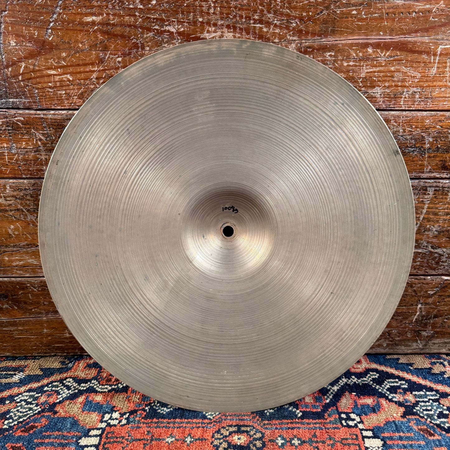 15" Zildjian A 1950s Small Stamp Hi-Hat Single / Crash Cymbal 1008g *Video Demo*