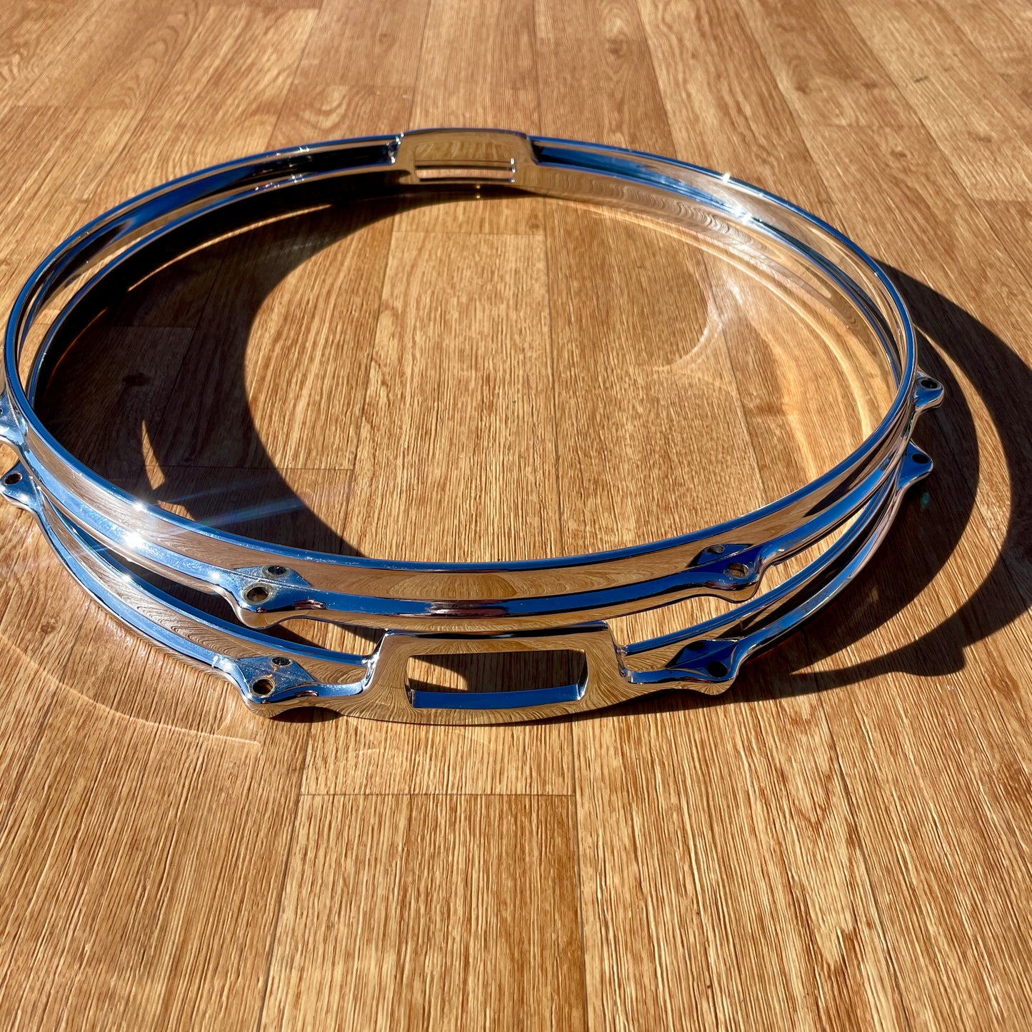 1950s-1960s Premier 14" 8-Lug Die Cast Snare Drum Hoops 35cm Pair International