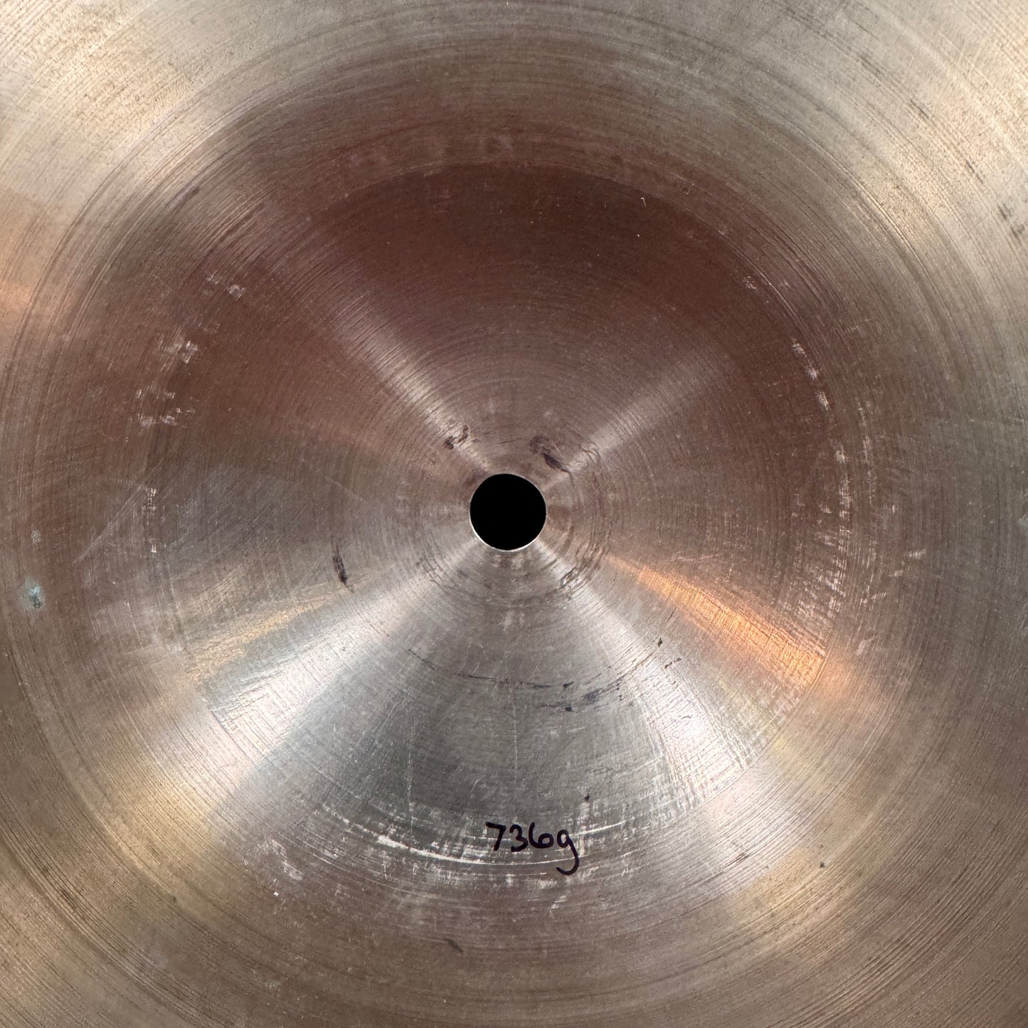 14" UFIP 1960s Crash / Hi-Hat Single Cymbal Made In Italy 736g *Video Demo*