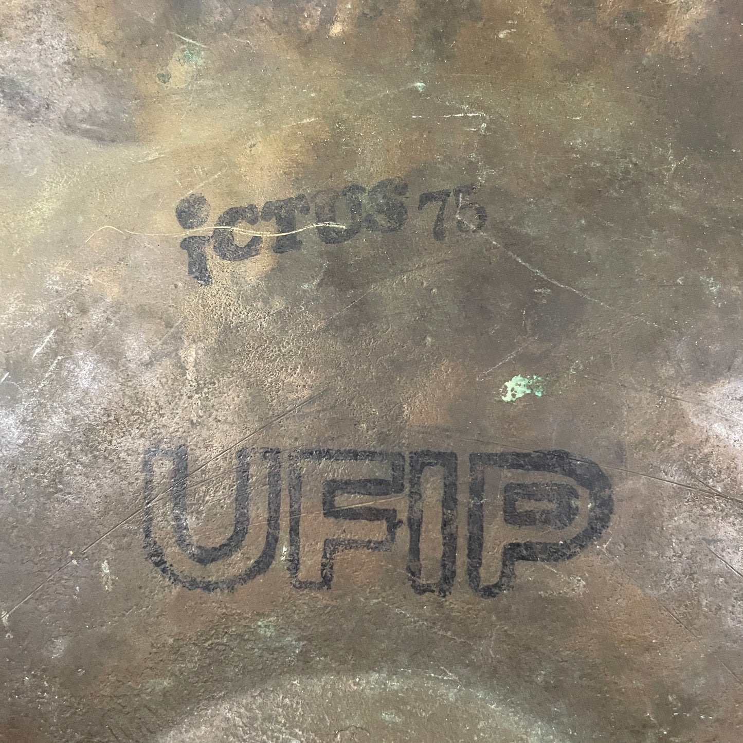 21" UFIP Ictus 75 Tampang Gong China Cymbal 3430g