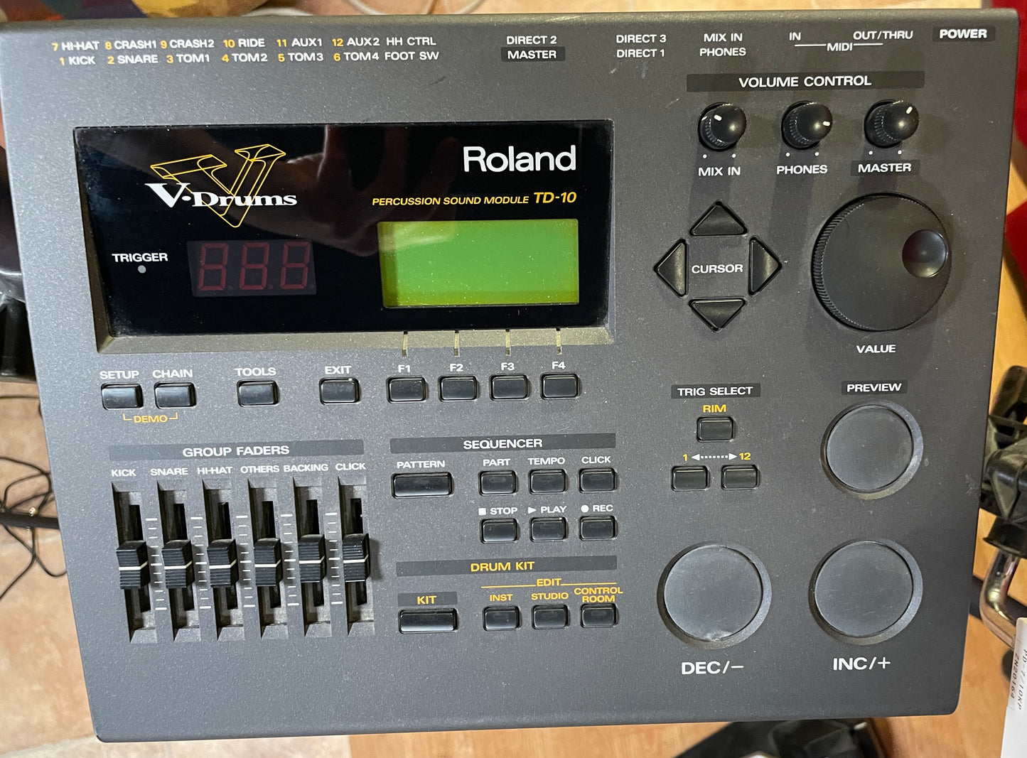 Roland TD-10 V-Drum Kit Electronic Drum Set