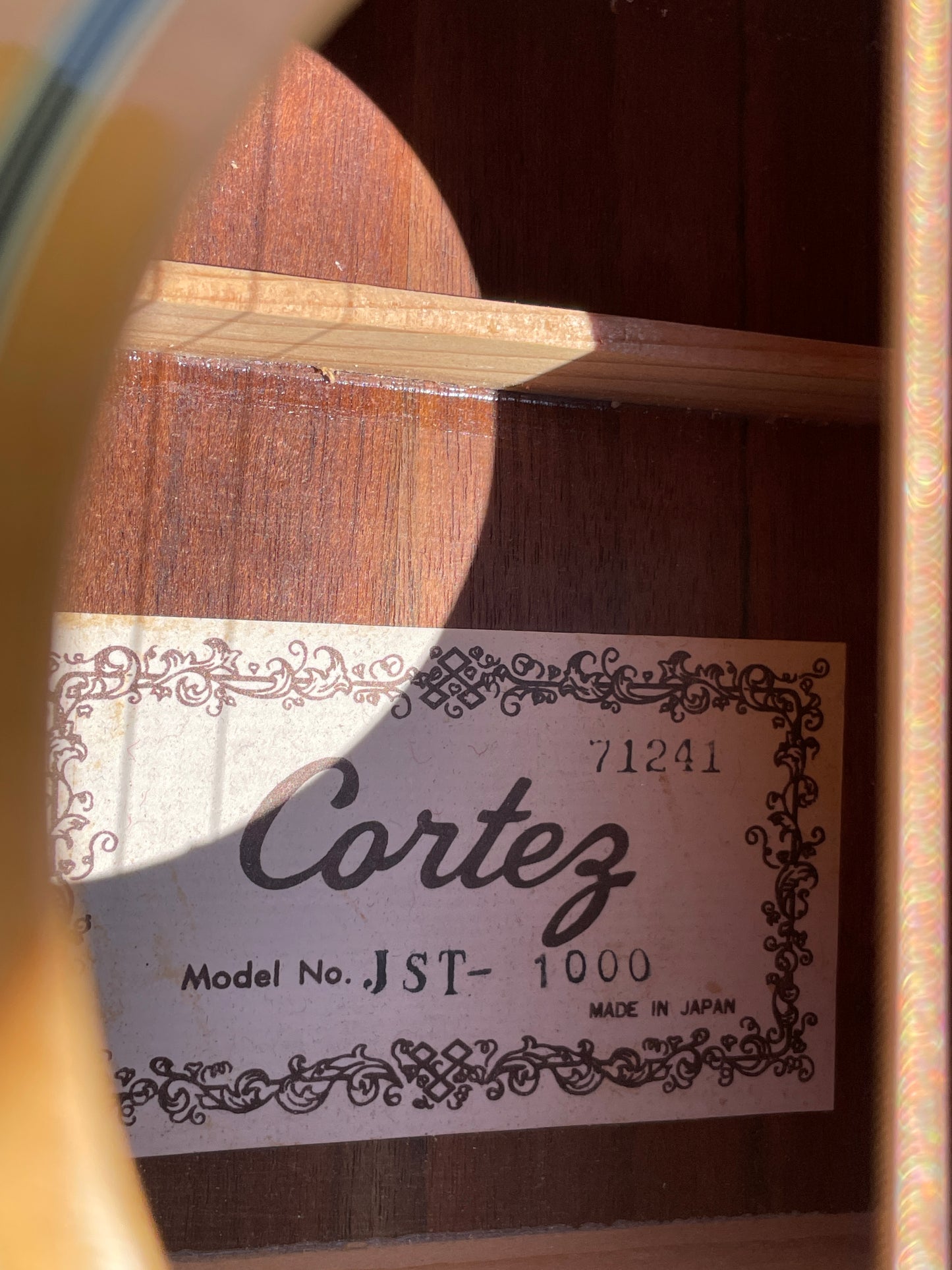 1970s Cortez Acoustic Guitar Natural JST-1000 MIJ