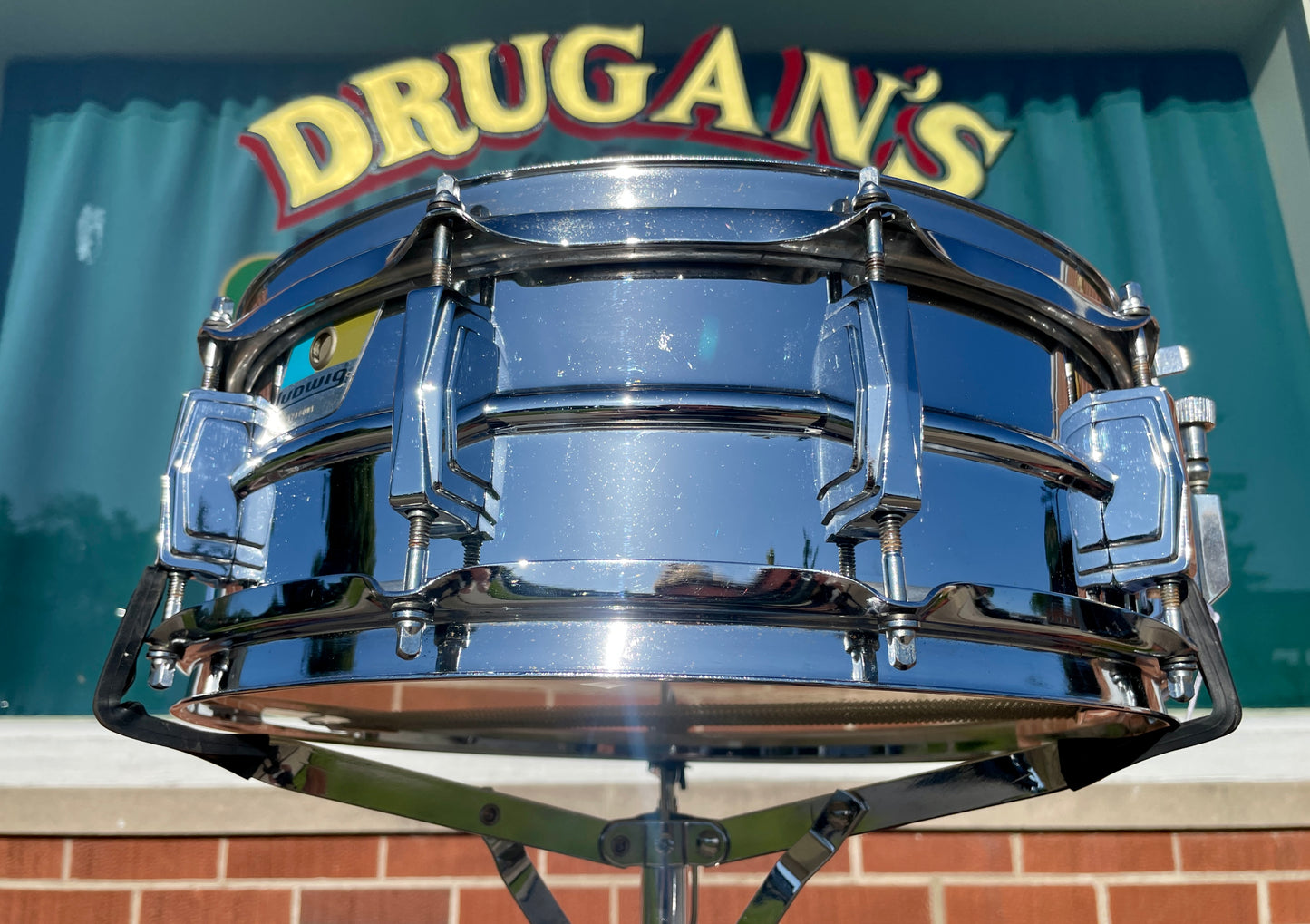1970s Ludwig 5x14 Supraphonic LM400 Snare Drum