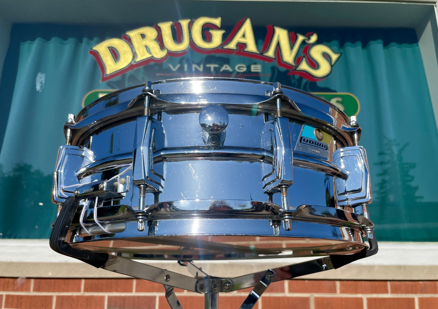 1970s Ludwig 5x14 Supraphonic LM400 Snare Drum