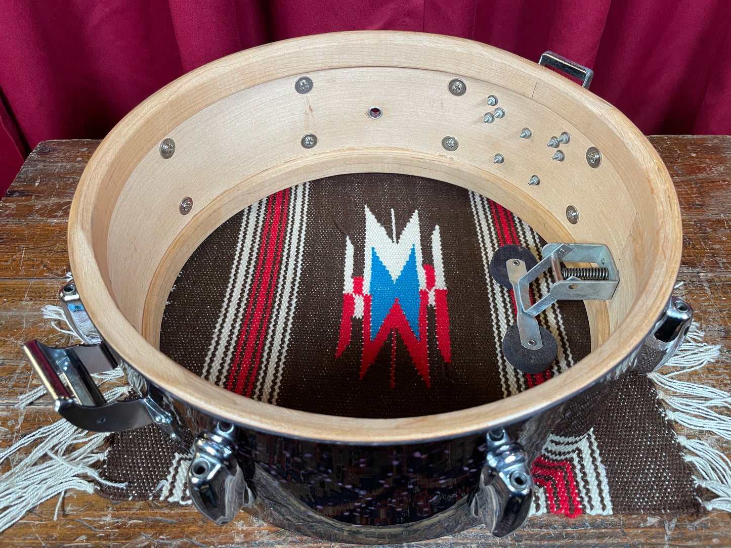1959 Slingerland 5.5x14 Gene Krupa Radio King No. 143 Snare Drum Solid Shell Capri Pearl