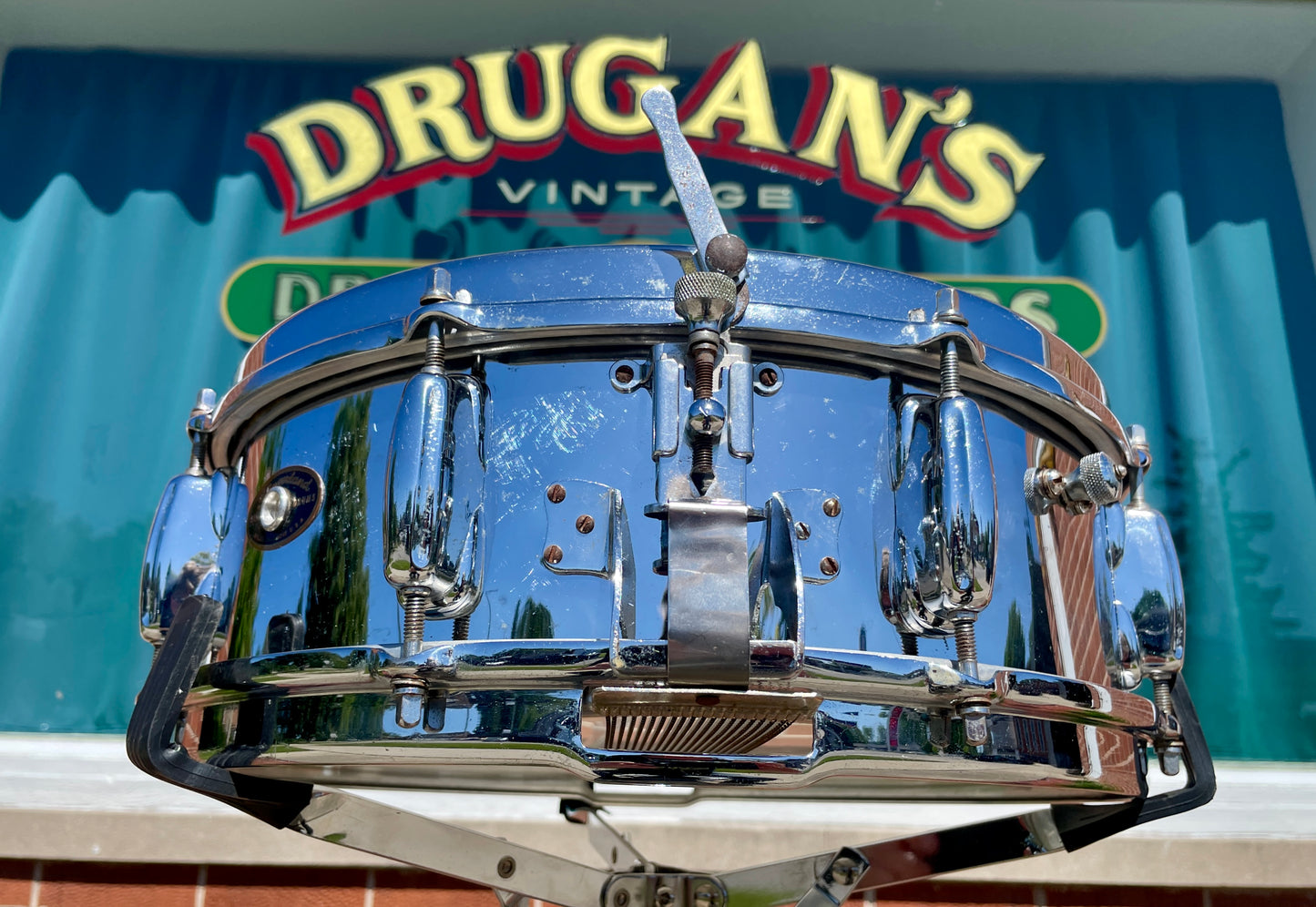 1960s Slingerland 5x14 Radio King 8-Lug No. 134 Snare Drum COB