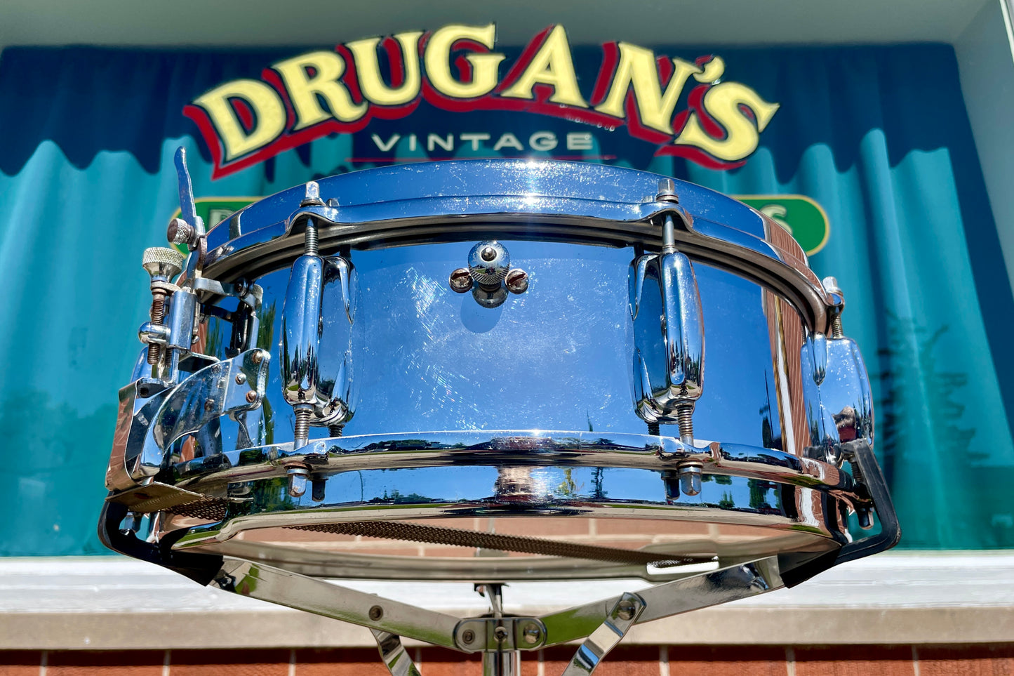 1960s Slingerland 5x14 Radio King 8-Lug No. 134 Snare Drum COB