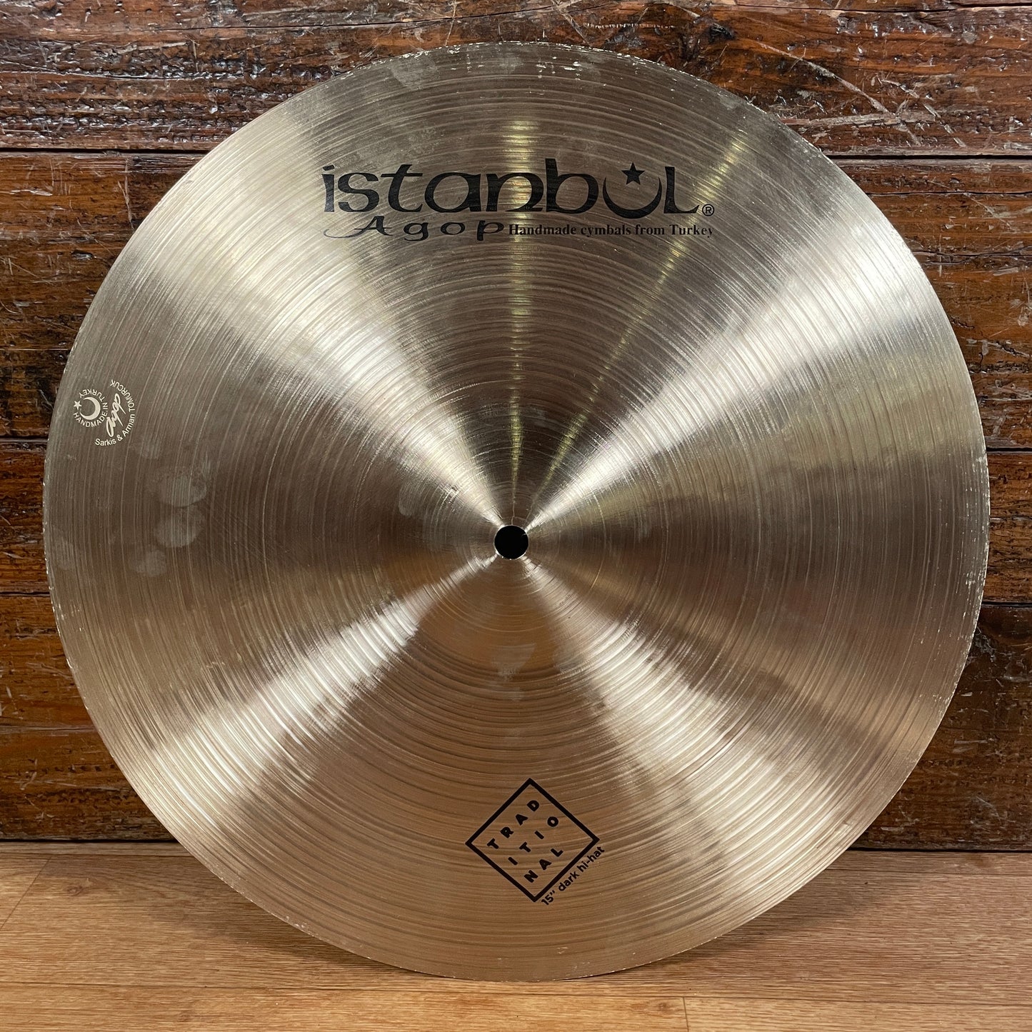 15" Istanbul Agop Traditional Dark Hi-Hat Cymbal Pair 996g/1254g *Video Demo*