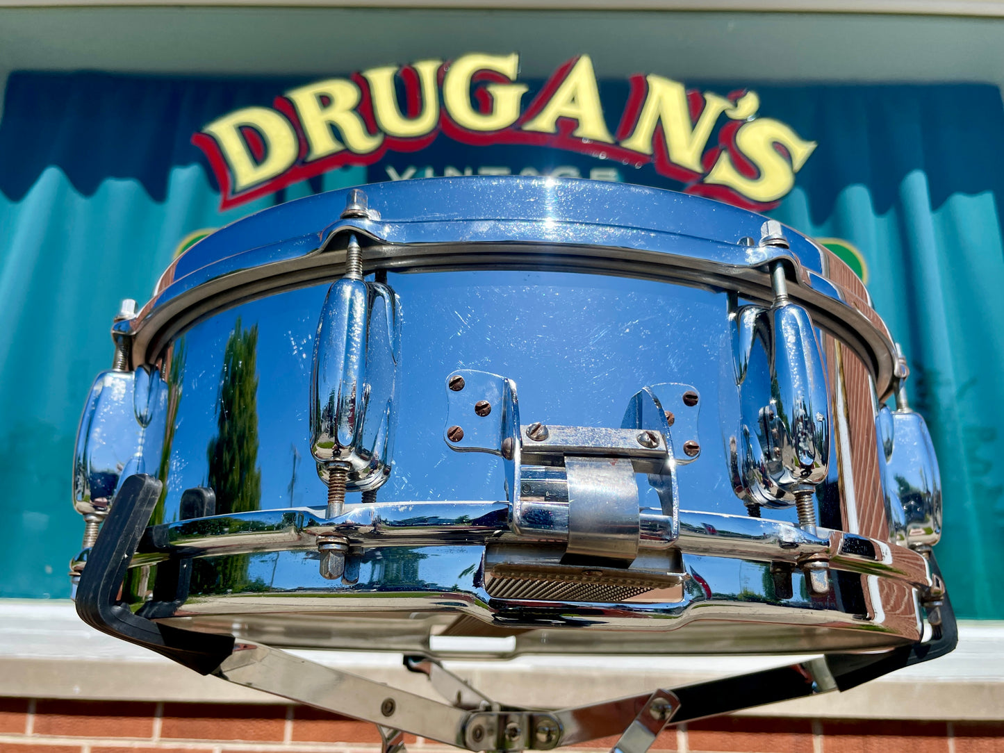 1960s Slingerland 5x14 Radio King 8-Lug No. 134 Snare Drum COB