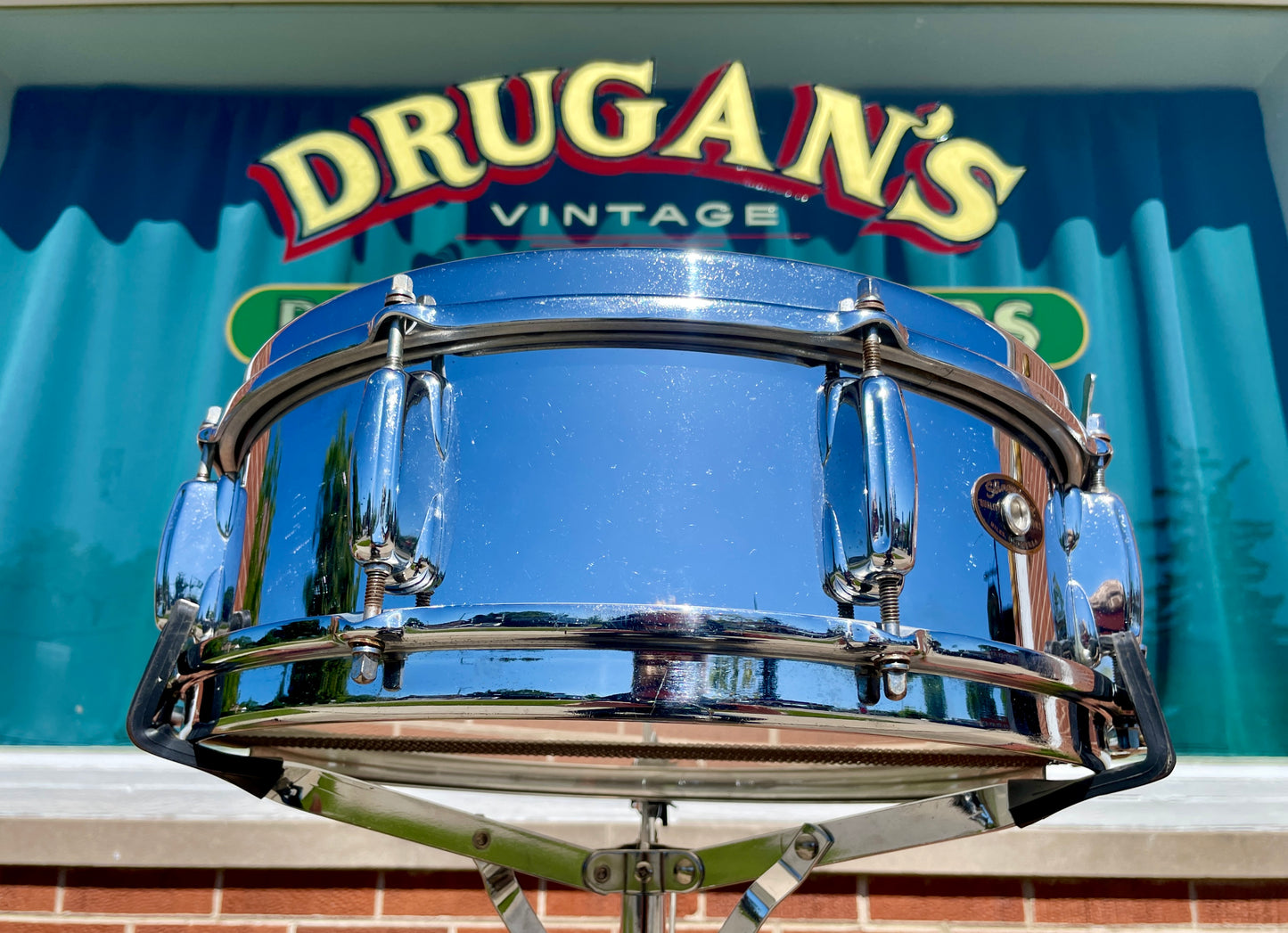 1960s Slingerland 5x14 Radio King 8-Lug No. 134 Snare Drum COB