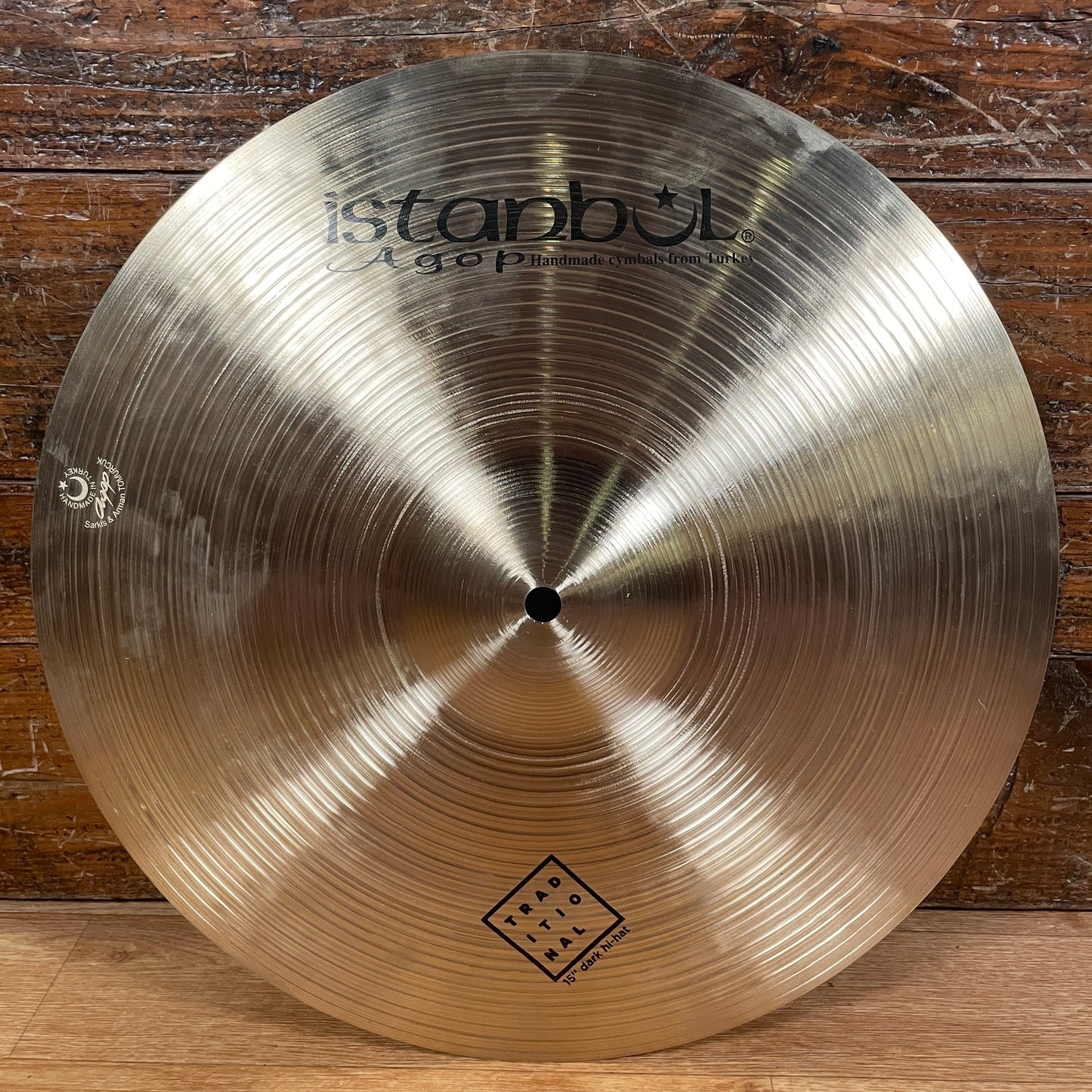 15" Istanbul Agop Traditional Dark Hi-Hat Cymbal Pair 996g/1254g *Video Demo*