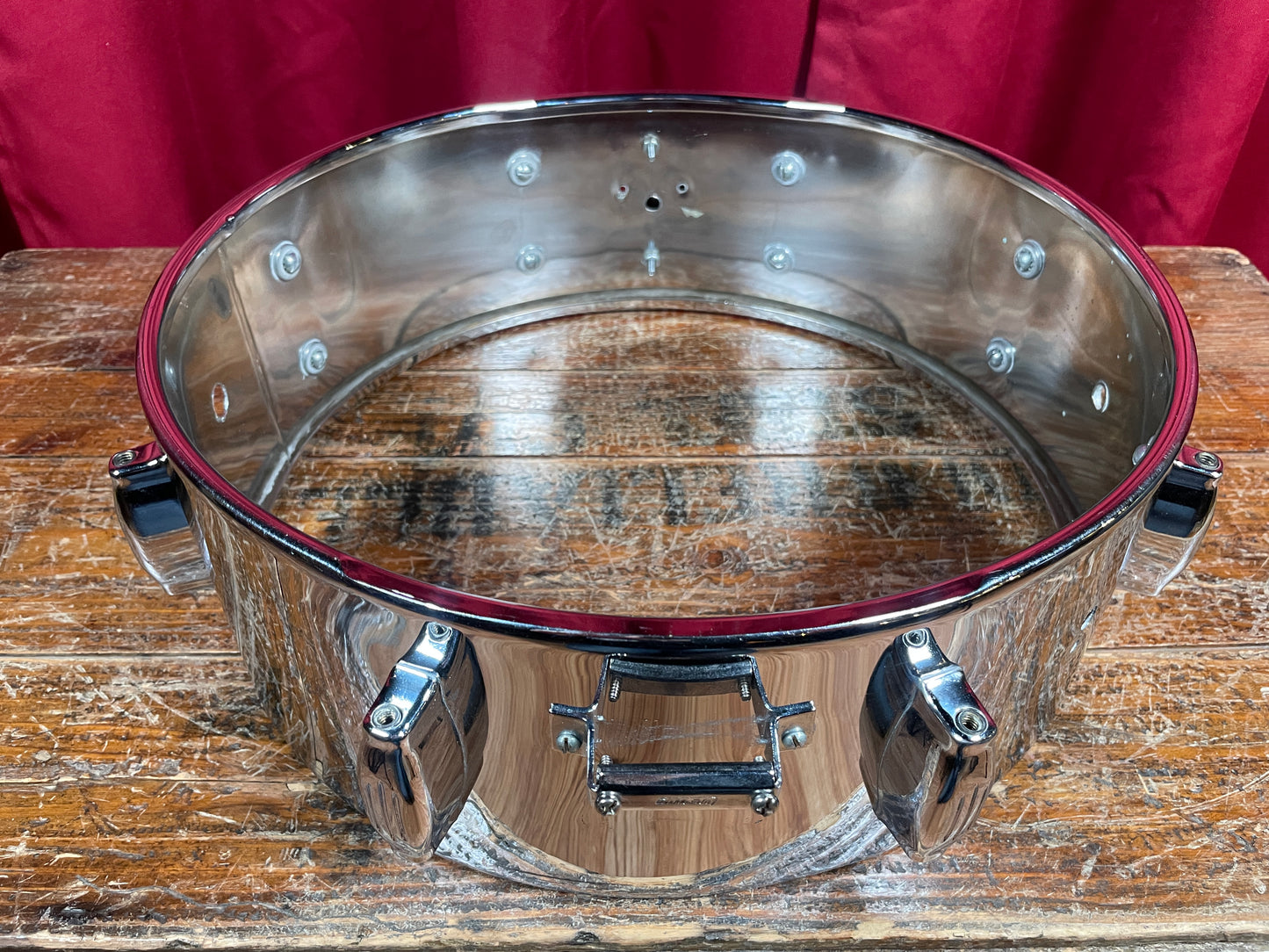 1960s Camco 5x14 Oaklawn 701-M Super Brass Snare Drum COB No. 99