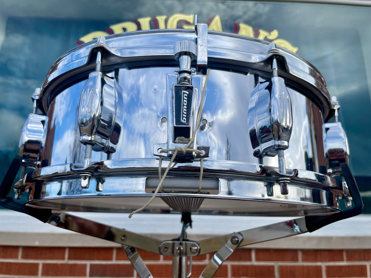 1960s Camco 5x14 Oaklawn 701-M Super Brass Snare Drum COB No. 99