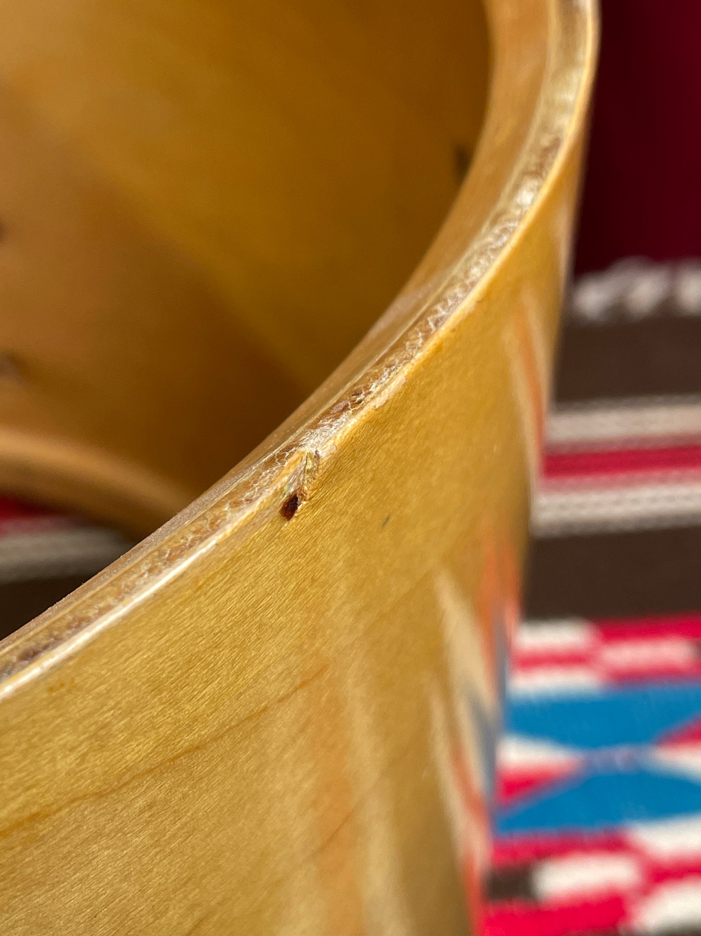 Vintage Ludwig Super Classic 9x13 Tom Drum Shell Maple Finish