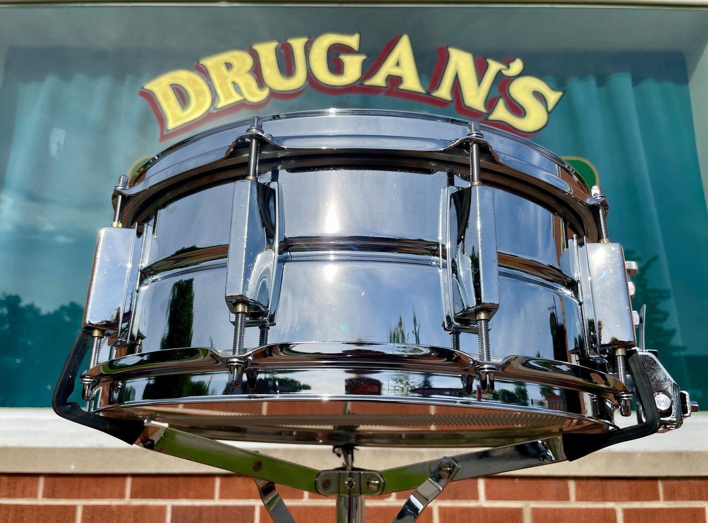 1980s Yamaha SD295 5.5x14 Snare Drum Chrome 10-Lug MIJ