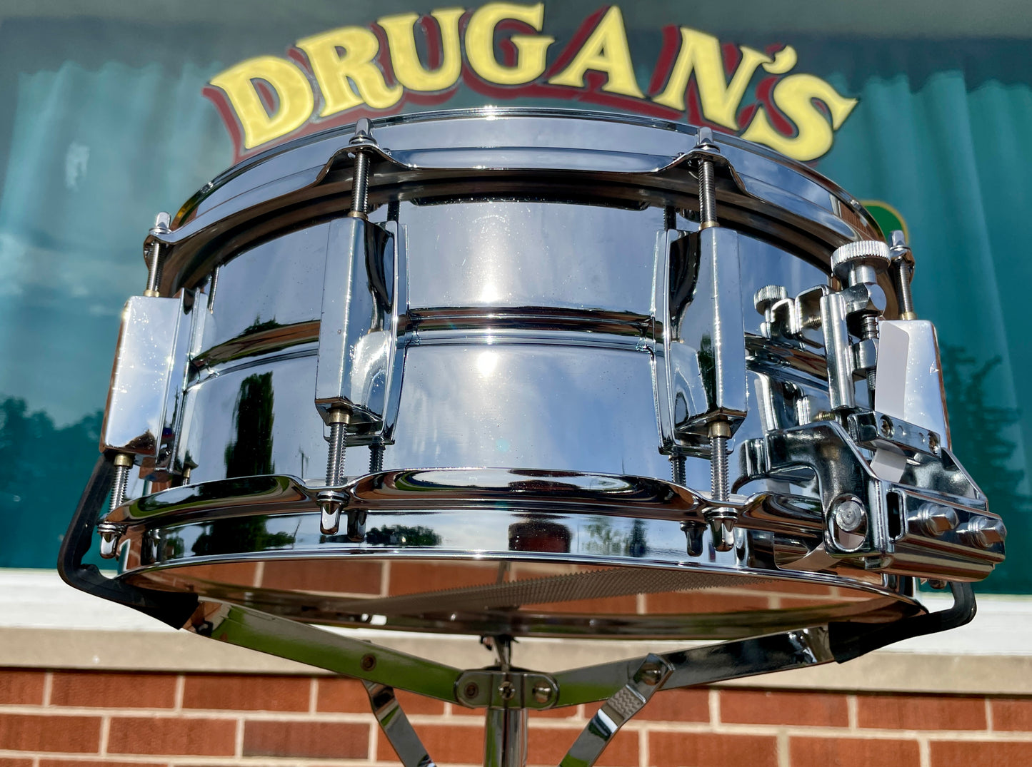 1980s Yamaha SD295 5.5x14 Snare Drum Chrome 10-Lug MIJ