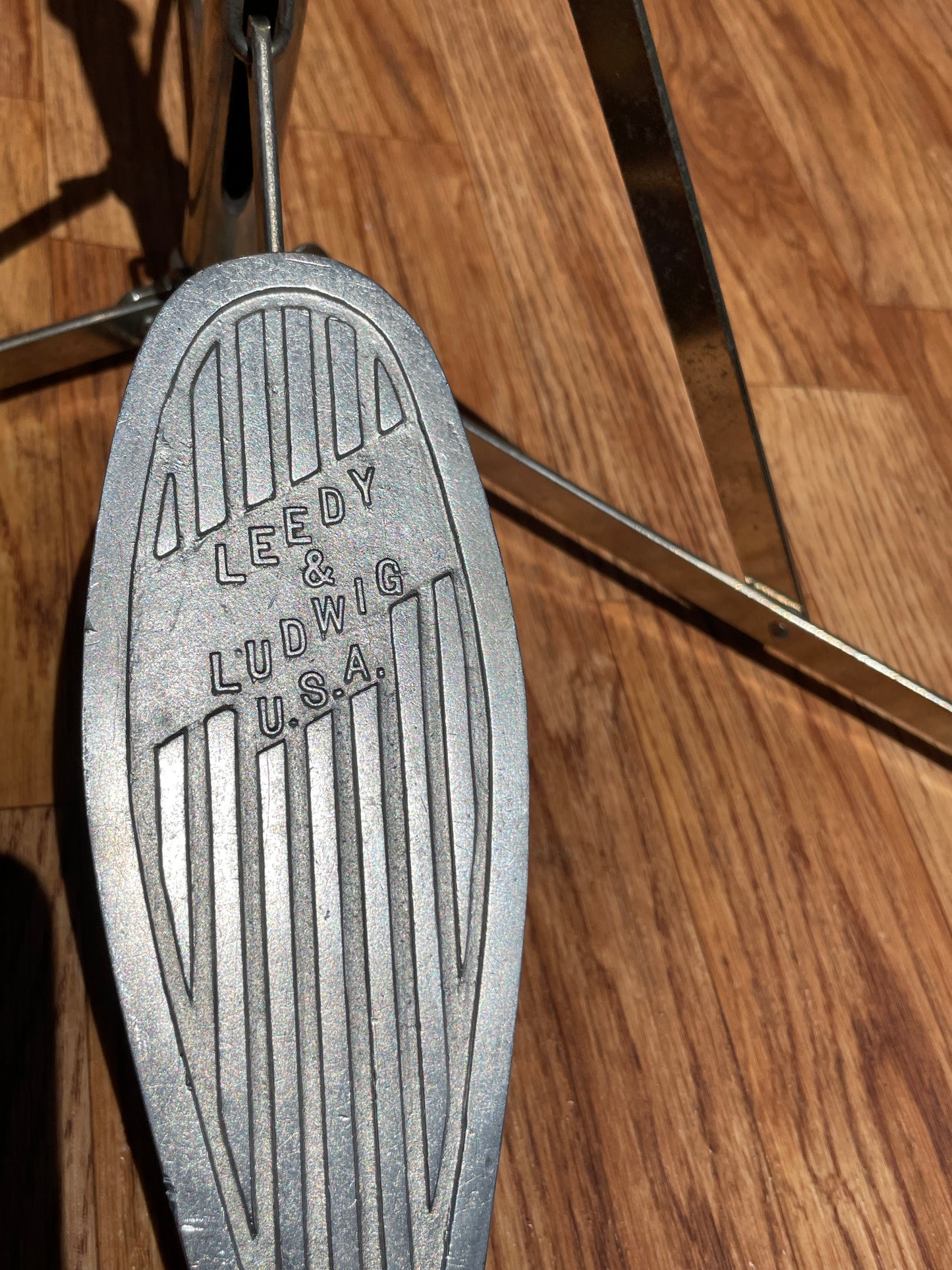 1950s Leedy & Ludwig "High Hat" Sock Pedal No. 7563 Hi-Hat Stand