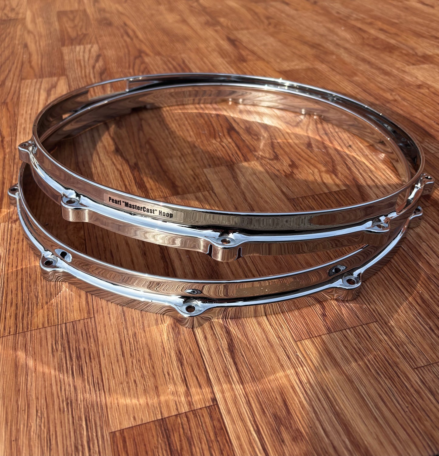 Pearl Pair of 14" 10-Lug MasterCast Die Cast Snare Hoops DC1410 DC1410S