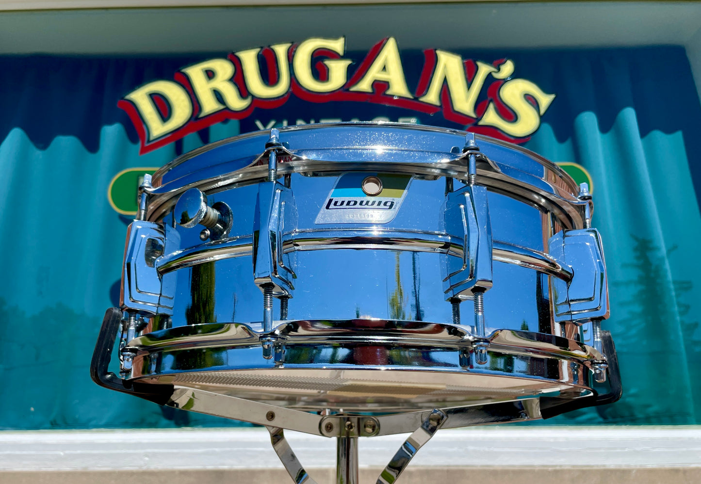 1970s Ludwig 5x14 LM400 Supraphonic Snare Drum