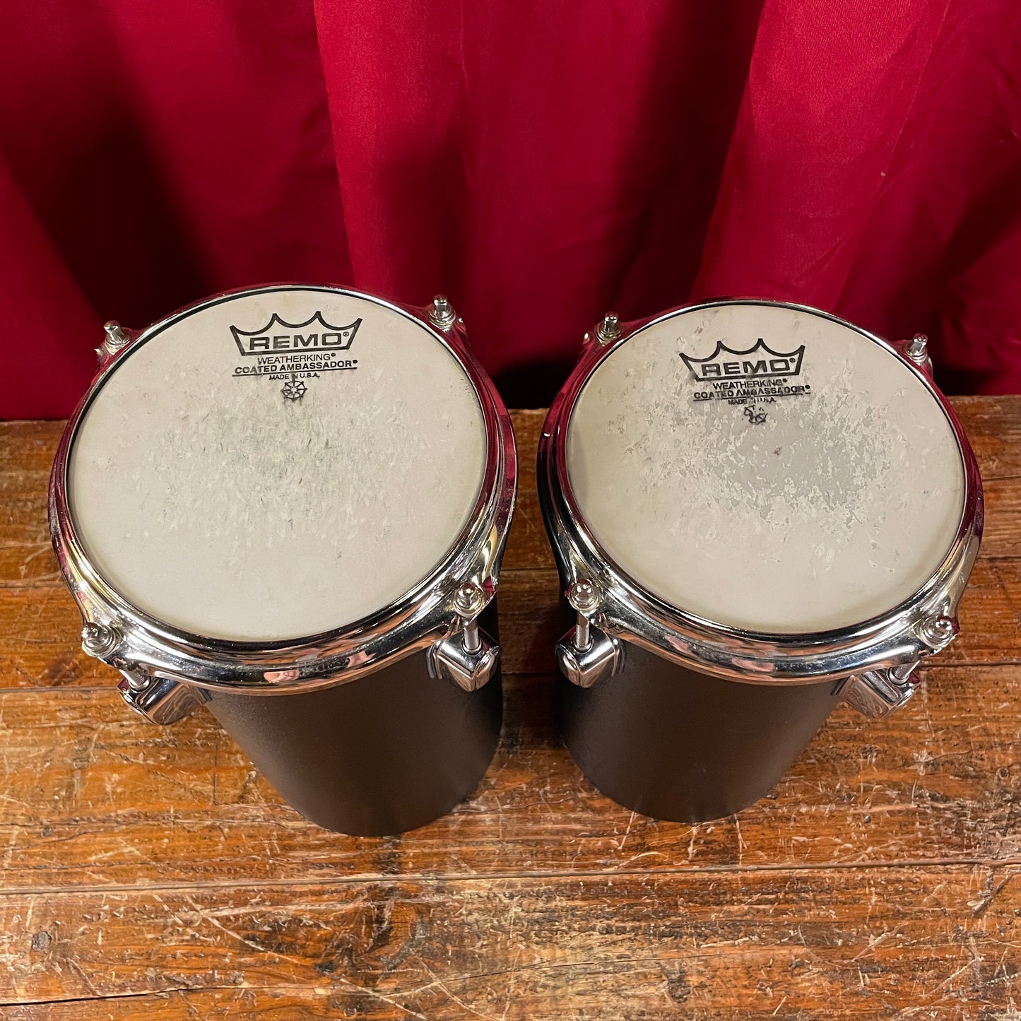 Tama 11" & 11.75" Octoban Drums Black - 280mm & 301mm