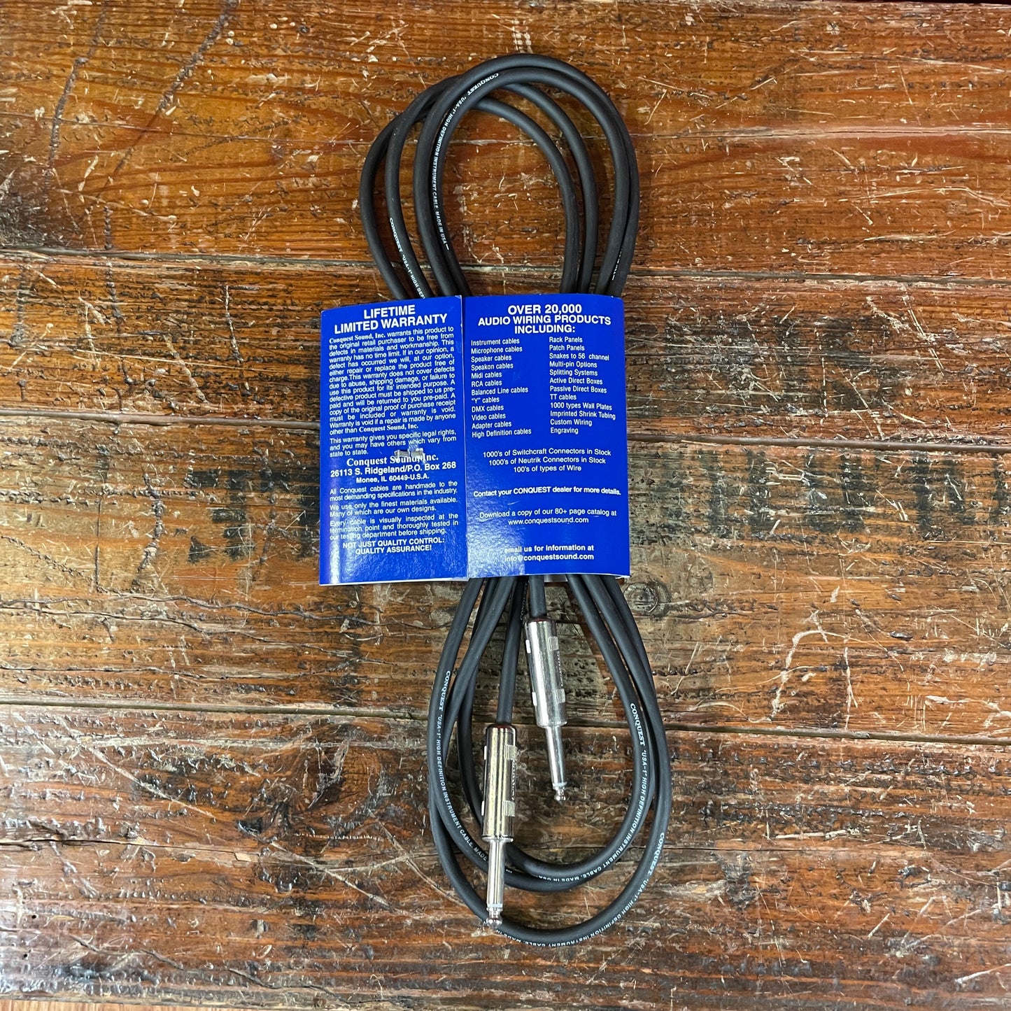 Conquest 10ft SWH10 Guitar/Instrument Cable