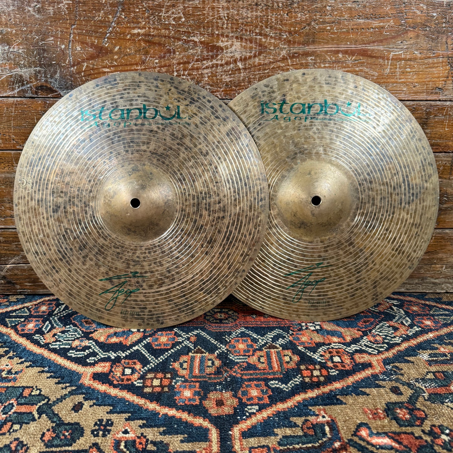 14" Istanbul Agop Signature Hi-Hat Cymbal Pair 820g/910g *Video Demo*