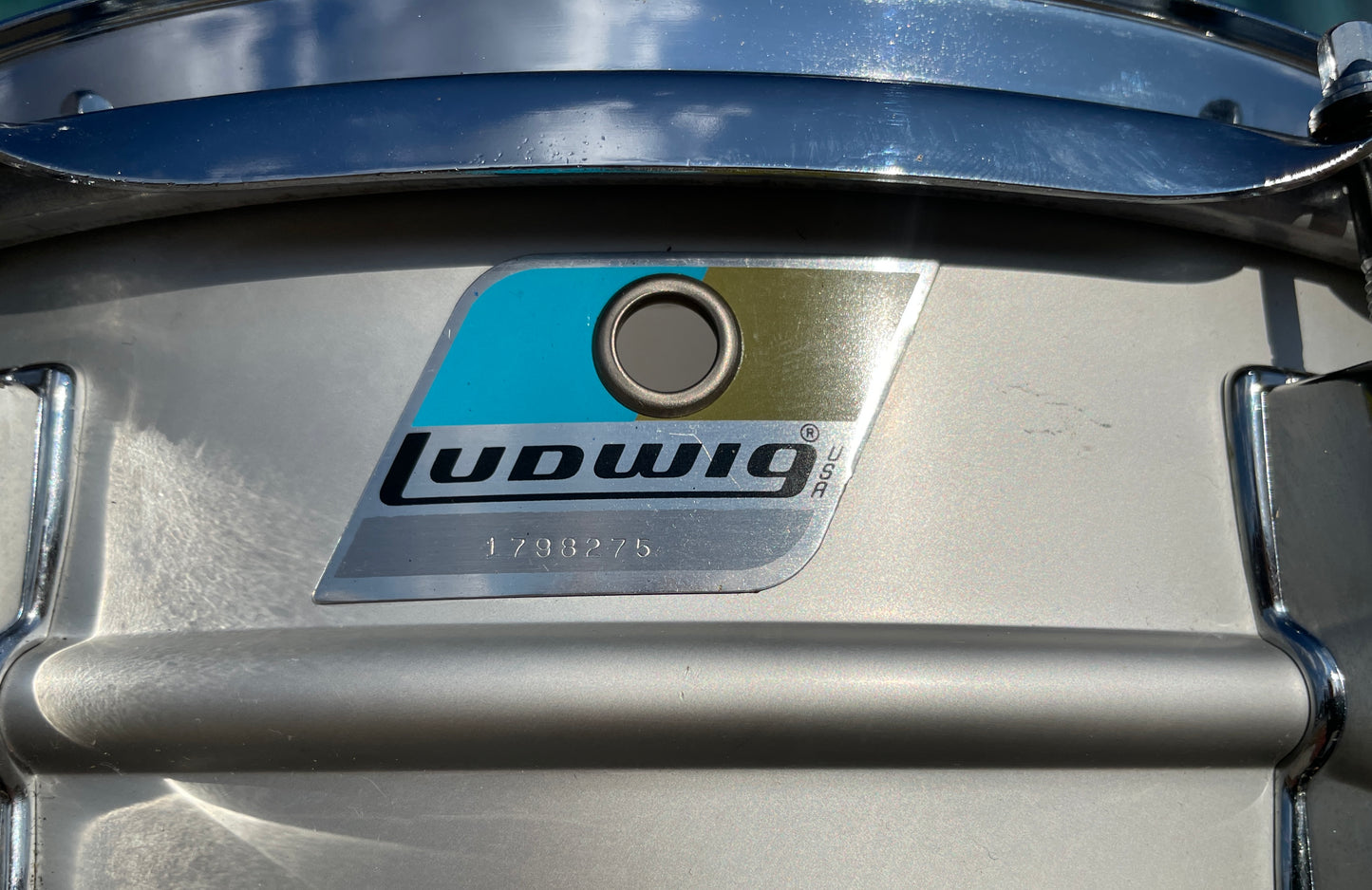 1970s Ludwig 5x14 Acrolite No. 404 Snare Drum Clean