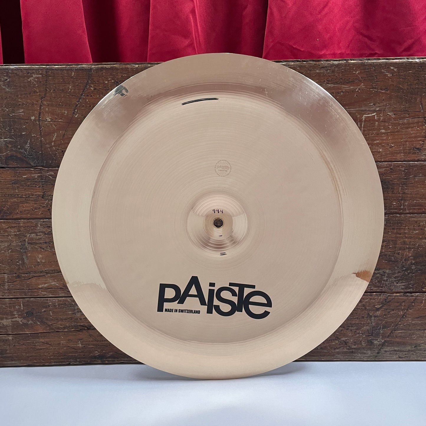 18" Paiste Twenty Custom Thin China Cymbal 994g *Video Demo*